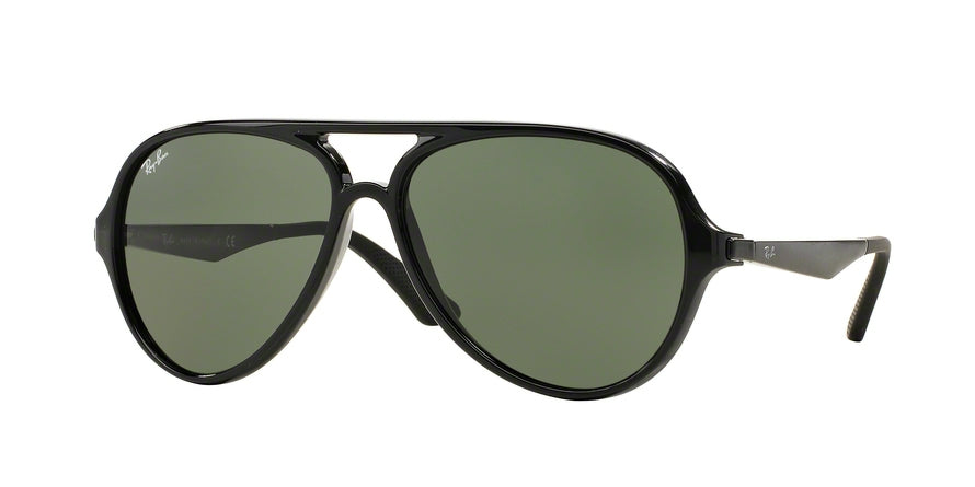 Ray-Ban RB4235 Pilot Sunglasses  601-BLACK 57-14-135 - Color Map black