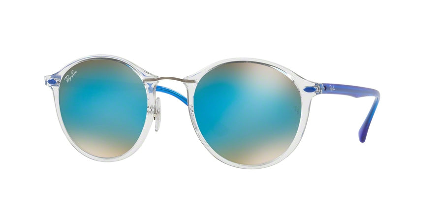 Ray-Ban ROUND II LIGHT RAY RB4242 Phantos Sunglasses  6289B7-TRANSPARENT 49-21-140 - Color Map clear