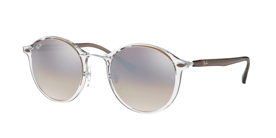 Ray-Ban ROUND II LIGHT RAY RB4242 Phantos Sunglasses  6290B8-TRANSPARENT 49-21-140 - Color Map clear