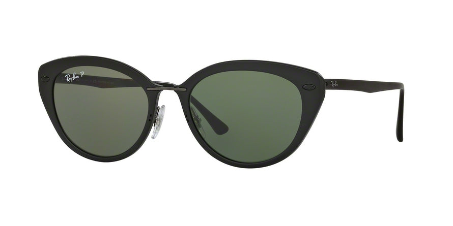 Ray-Ban RB4250 Rectangle Sunglasses  601S9A-MATTE BLACK 52-18-140 - Color Map black