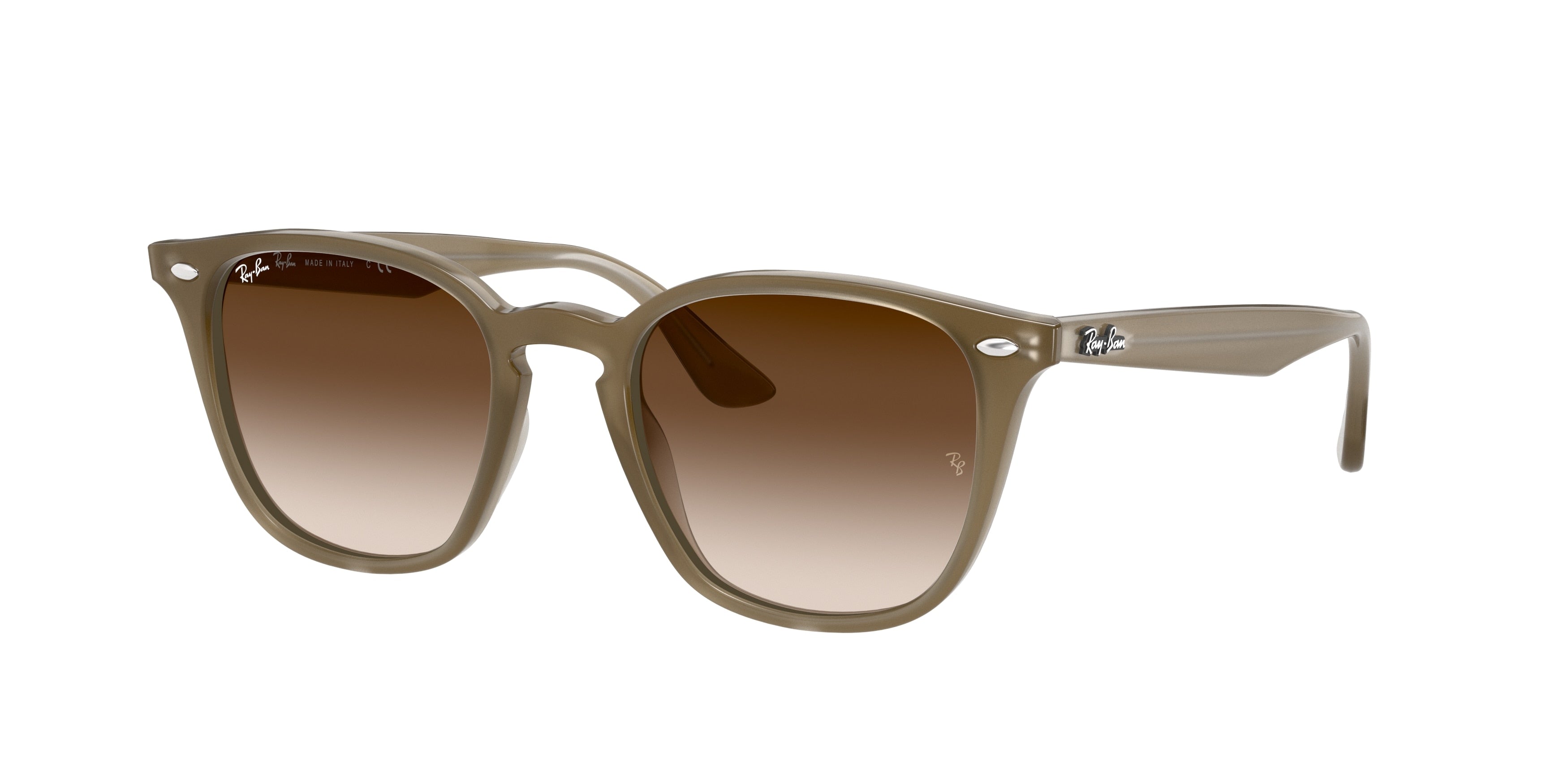 Ray-Ban RB4258F Square Sunglasses  616613-Beige 52-150-20 - Color Map Beige