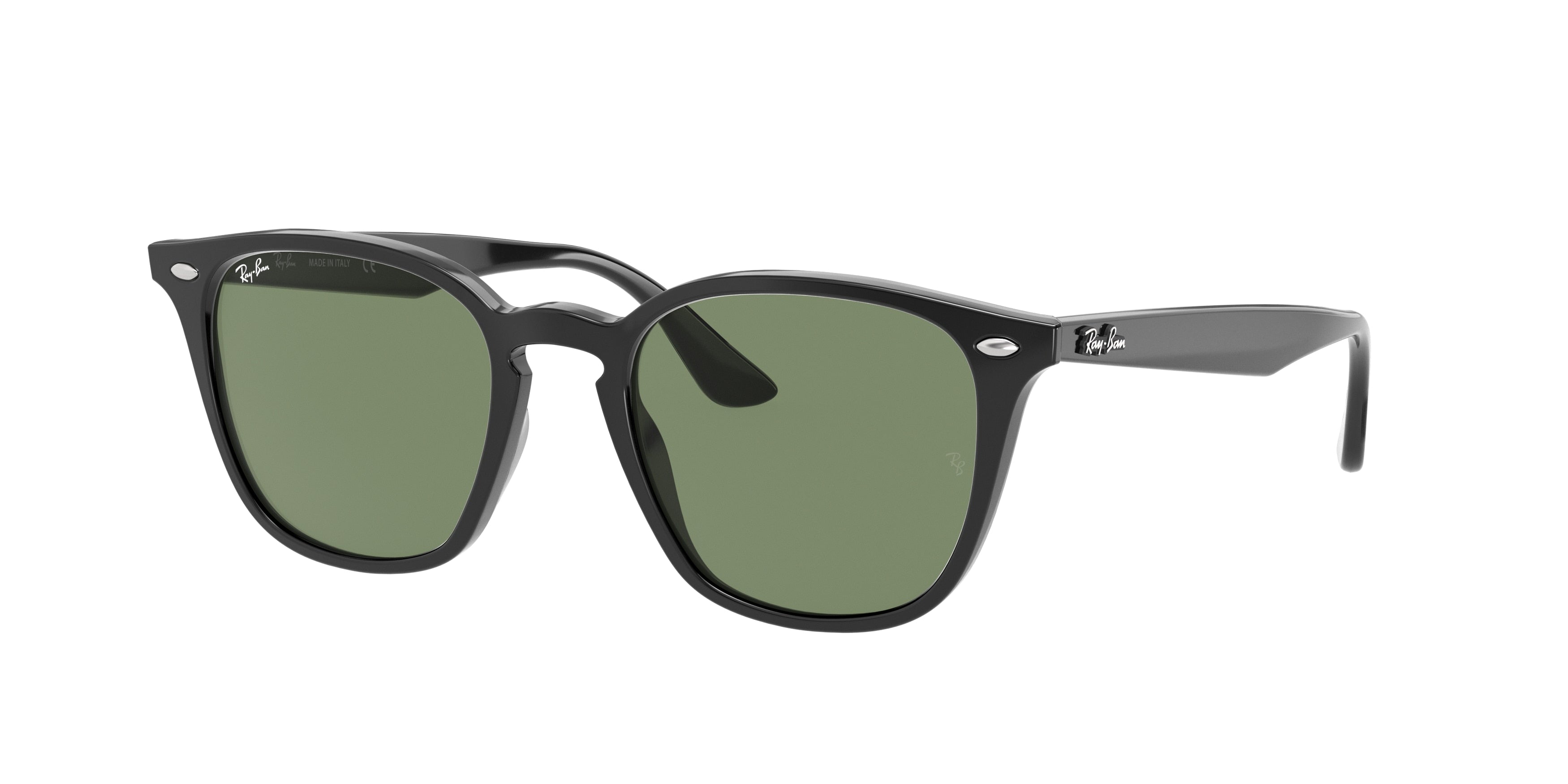 Ray-Ban RB4258 Square Sunglasses  601/71-Black 50-145-20 - Color Map Black