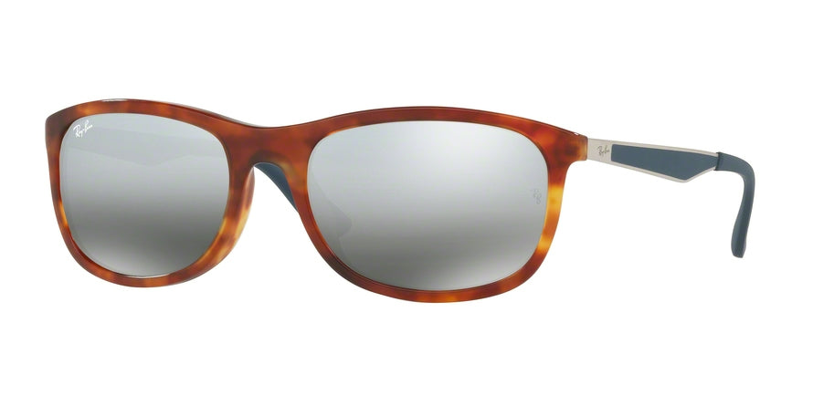 Ray-Ban RB4267F Square Sunglasses  120888-SHINY RED HAVANA 59-19-140 - Color Map havana