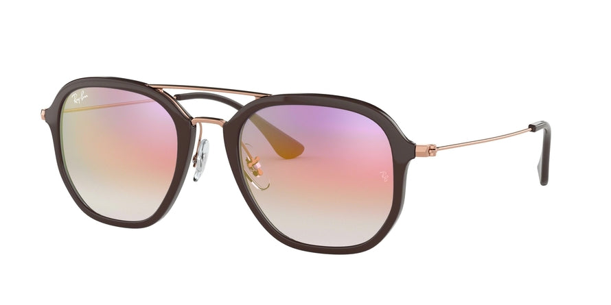 Ray-Ban RB4273 Irregular Sunglasses  6335S5-CHOCCOLATE 52-21-145 - Color Map brown