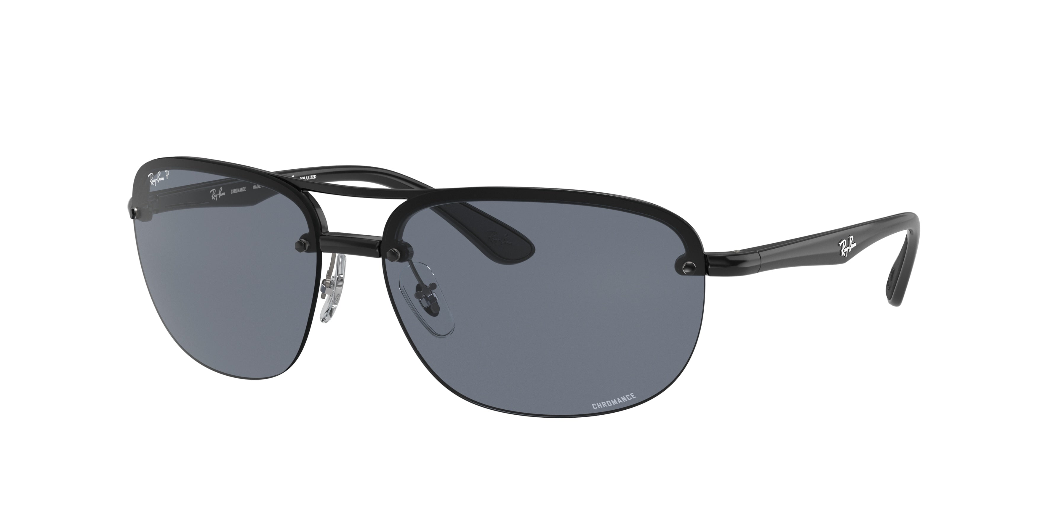 Ray-Ban RB4275CH Square Sunglasses  601/BA-Black 63-140-15 - Color Map Black