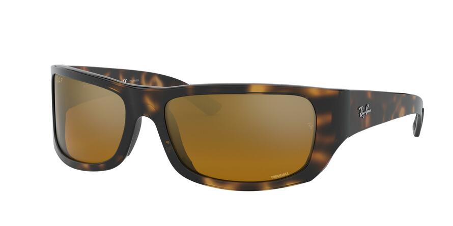 Ray-Ban RB4283CH Rectangle Sunglasses  710/A3-HAVANA 64-18-125 - Color Map havana