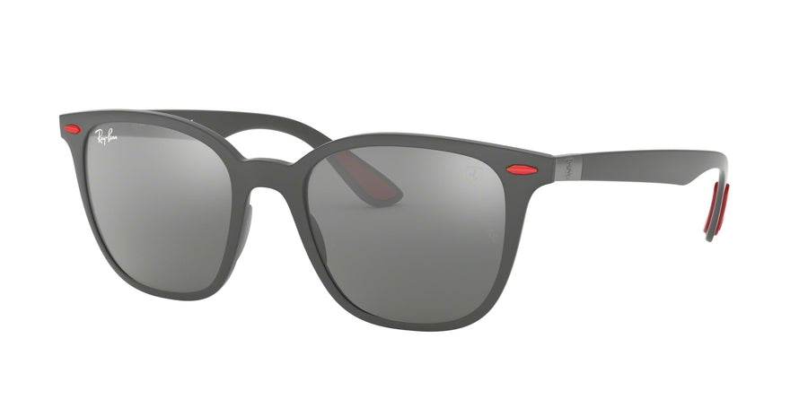 Ray-Ban FERRARI RB4297M Square Sunglasses  F6266G-MATTE GREY 51-19-150 - Color Map grey