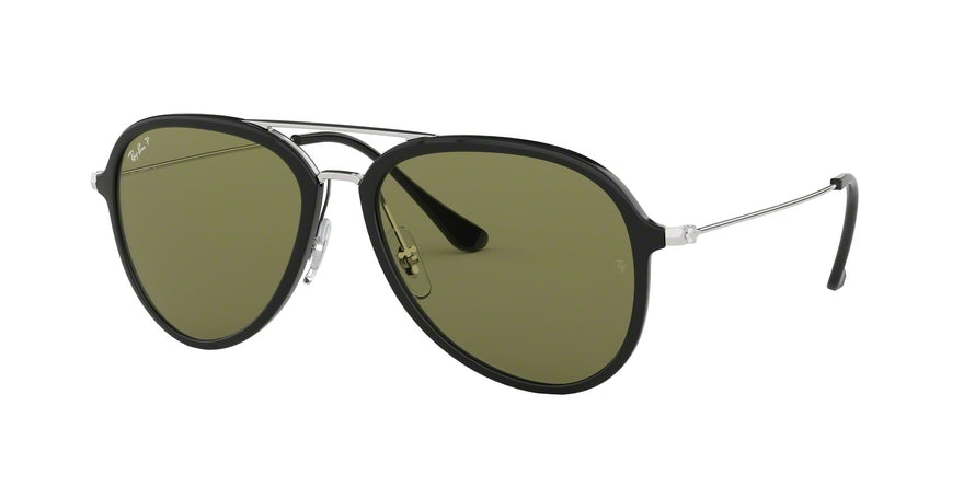 Ray-Ban RB4298 Pilot Sunglasses  601/9A-BLACK 57-17-145 - Color Map black
