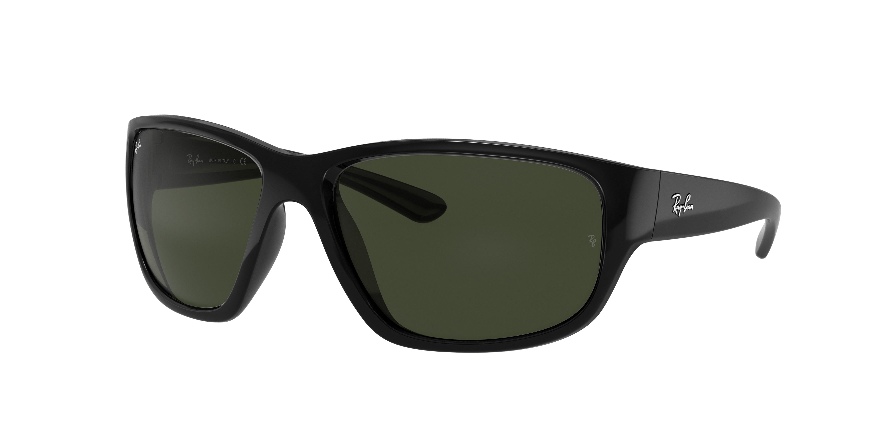 Ray-Ban RB4300 Square Sunglasses  601/31-Black 62-130-18 - Color Map Black