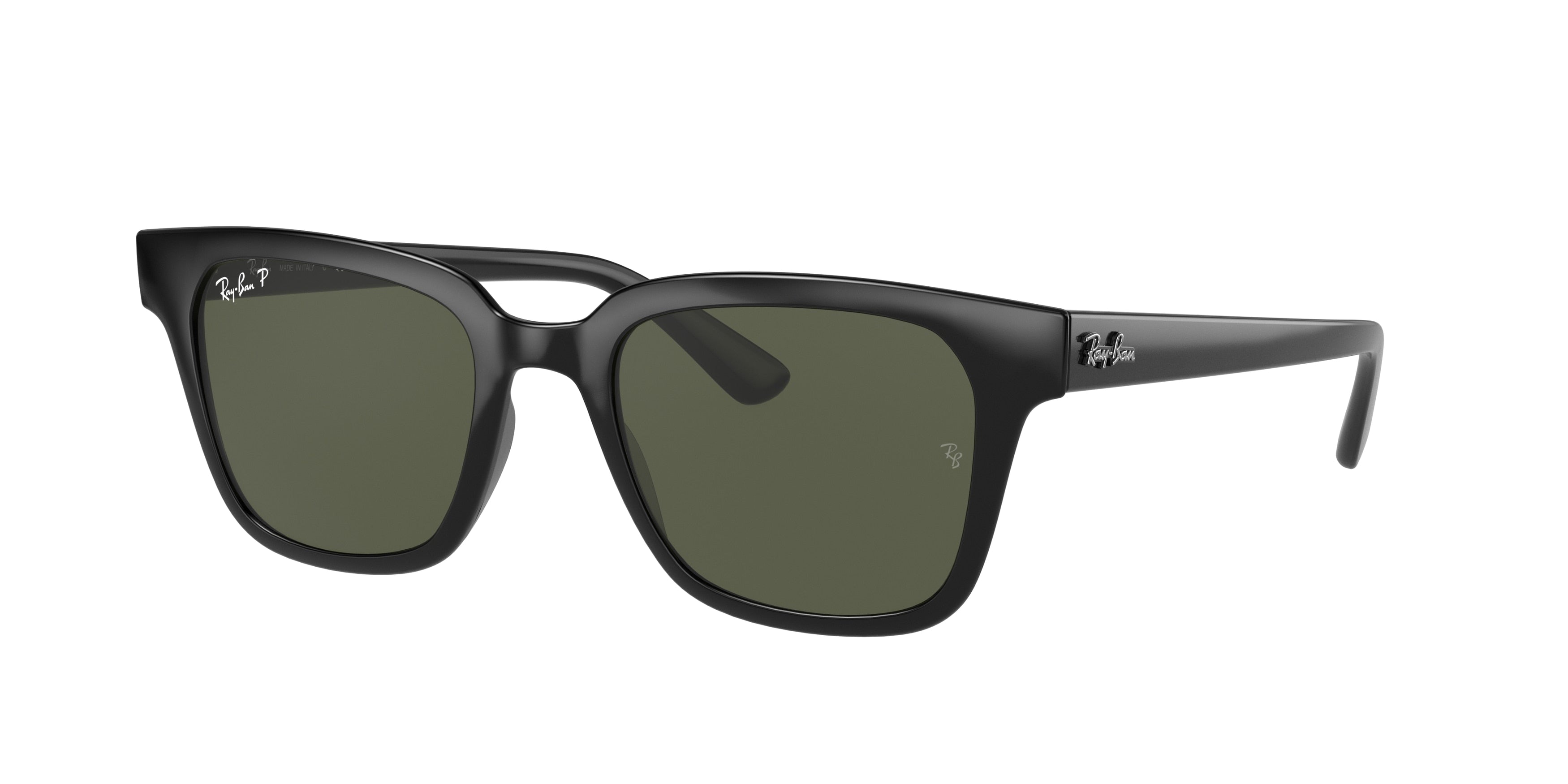 Ray-Ban RB4323 Square Sunglasses  601/9A-Black 50-150-20 - Color Map Black