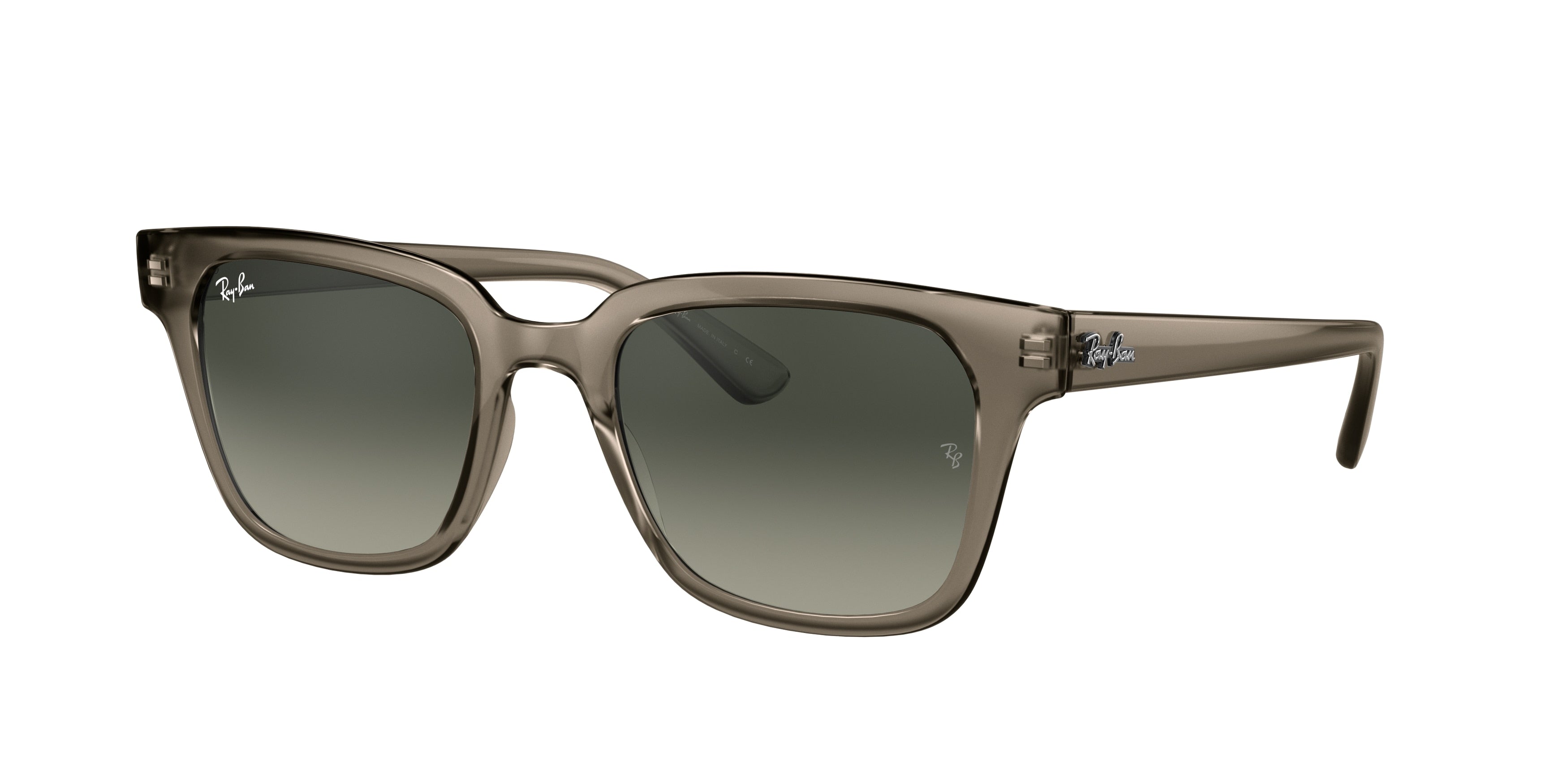 Ray-Ban RB4323 Square Sunglasses  644971-Transparent Grey 50-150-20 - Color Map Grey