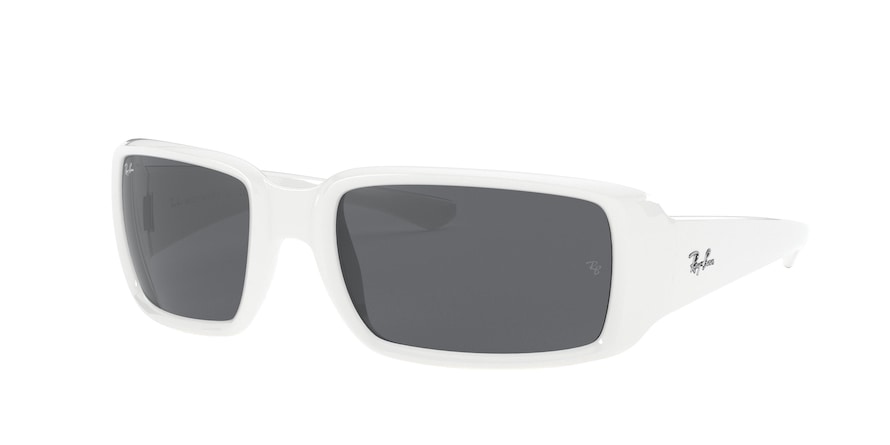 Ray-Ban RB4338 Square Sunglasses  649187-WHITE 59-20-125 - Color Map white