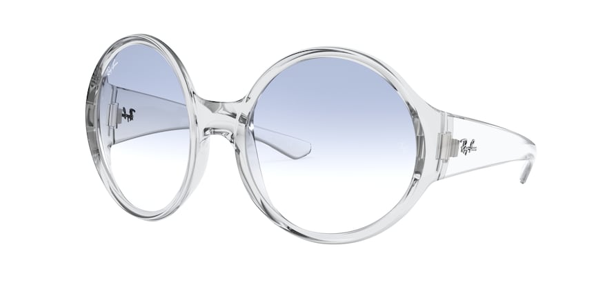 Ray-Ban RB4345 Round Sunglasses  632519-TRANSPARENT 58-20-125 - Color Map clear