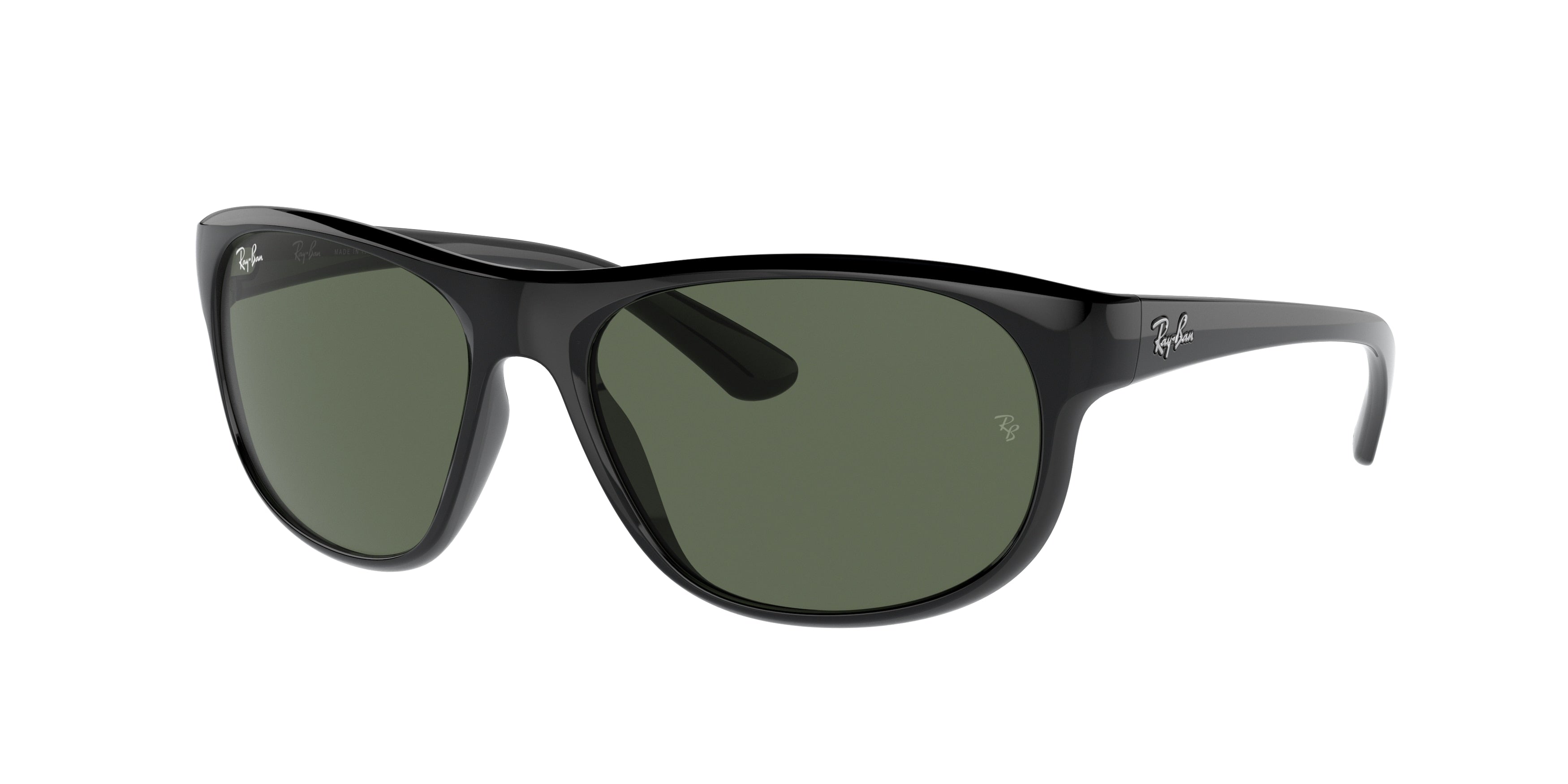 Ray-Ban RB4351 Pillow Sunglasses  601/71-Black 58-140-17 - Color Map Black