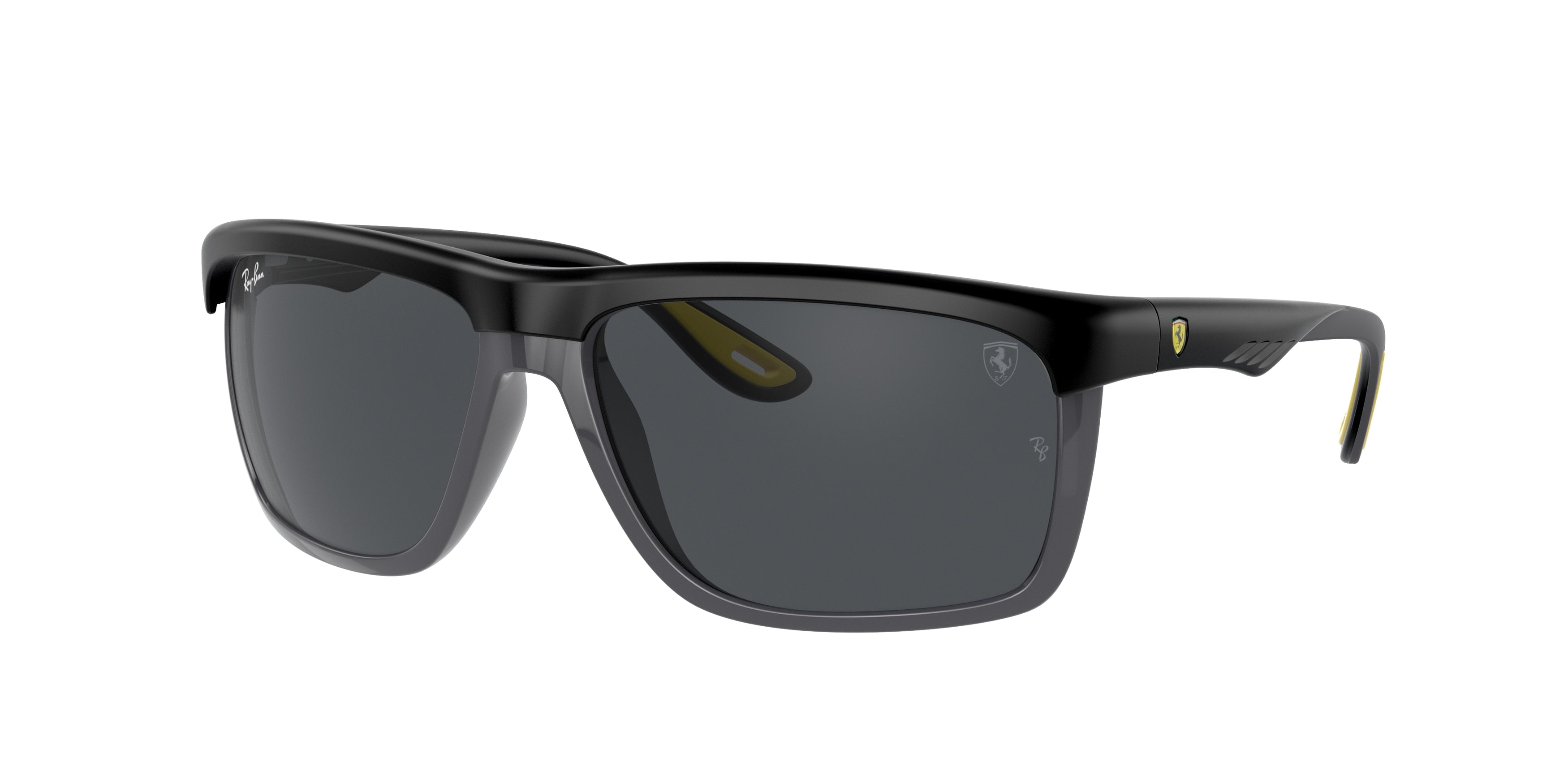 Ray-Ban RB4363M Rectangle Sunglasses  F65987-Black 60-135-15 - Color Map Black