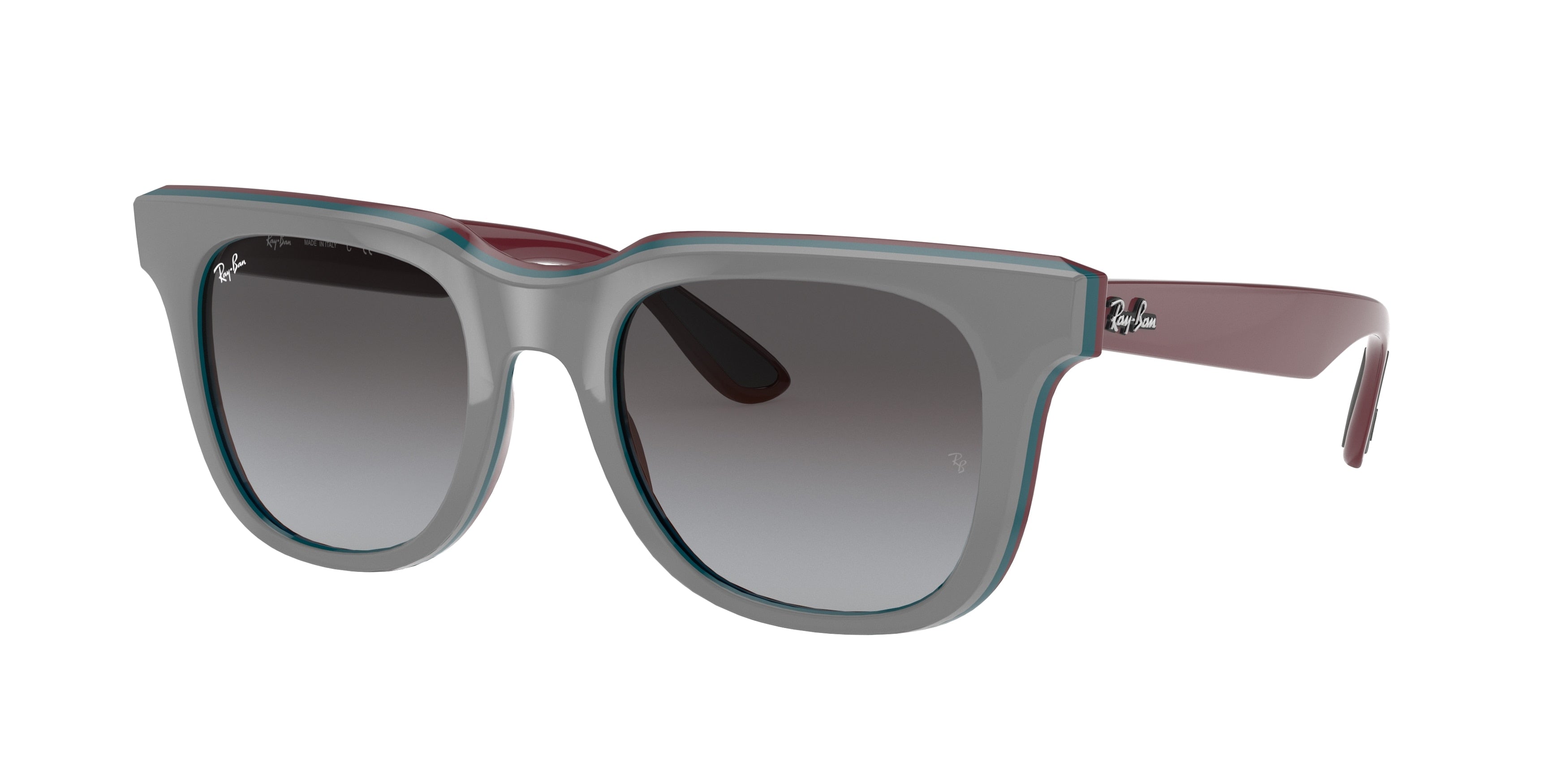 Ray-Ban RB4368 Square Sunglasses  65248G-Grey 50-150-21 - Color Map Grey