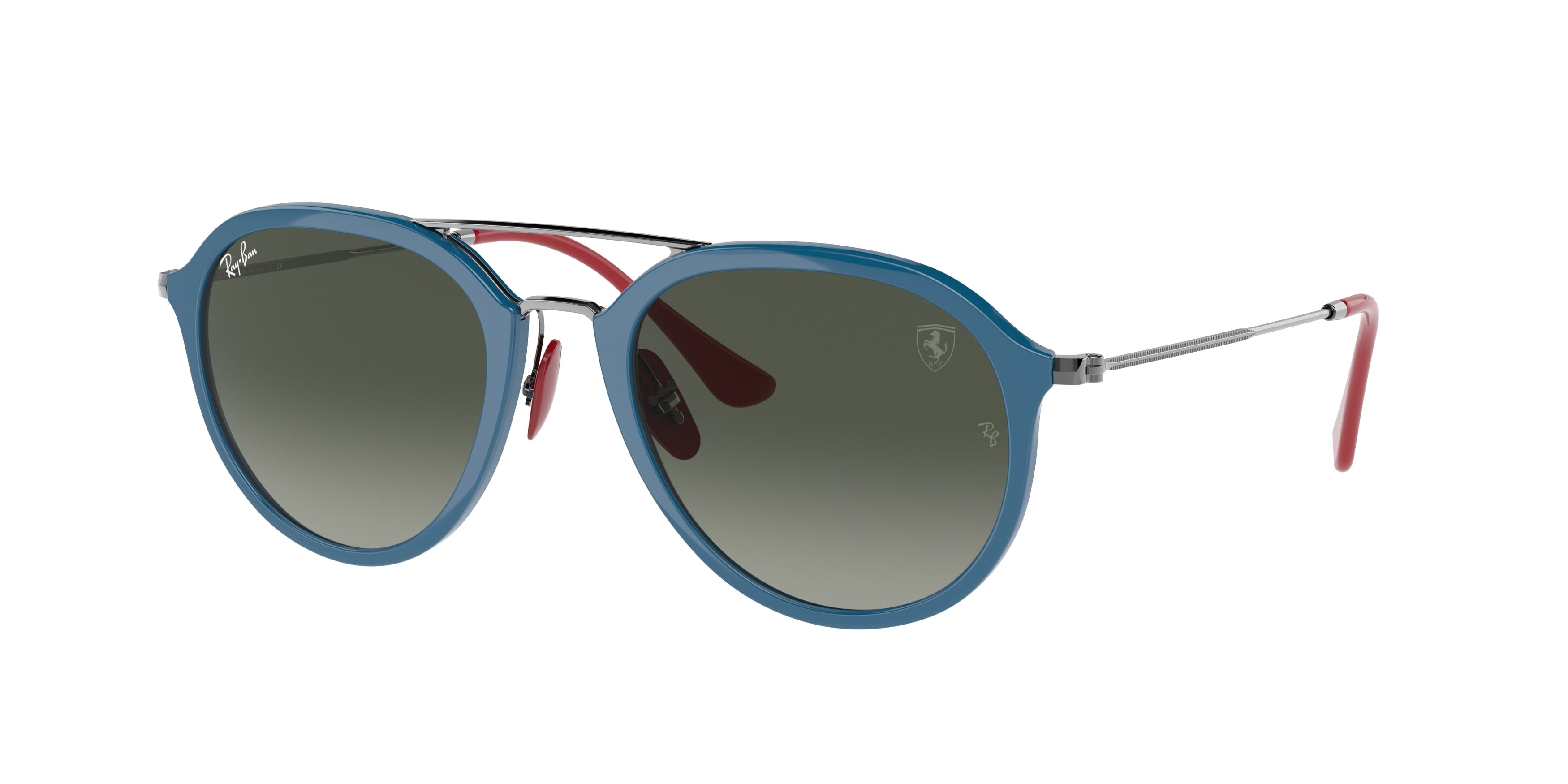 Ray-Ban RB4369M Square Sunglasses  F66971-Blue 52-145-21 - Color Map Blue