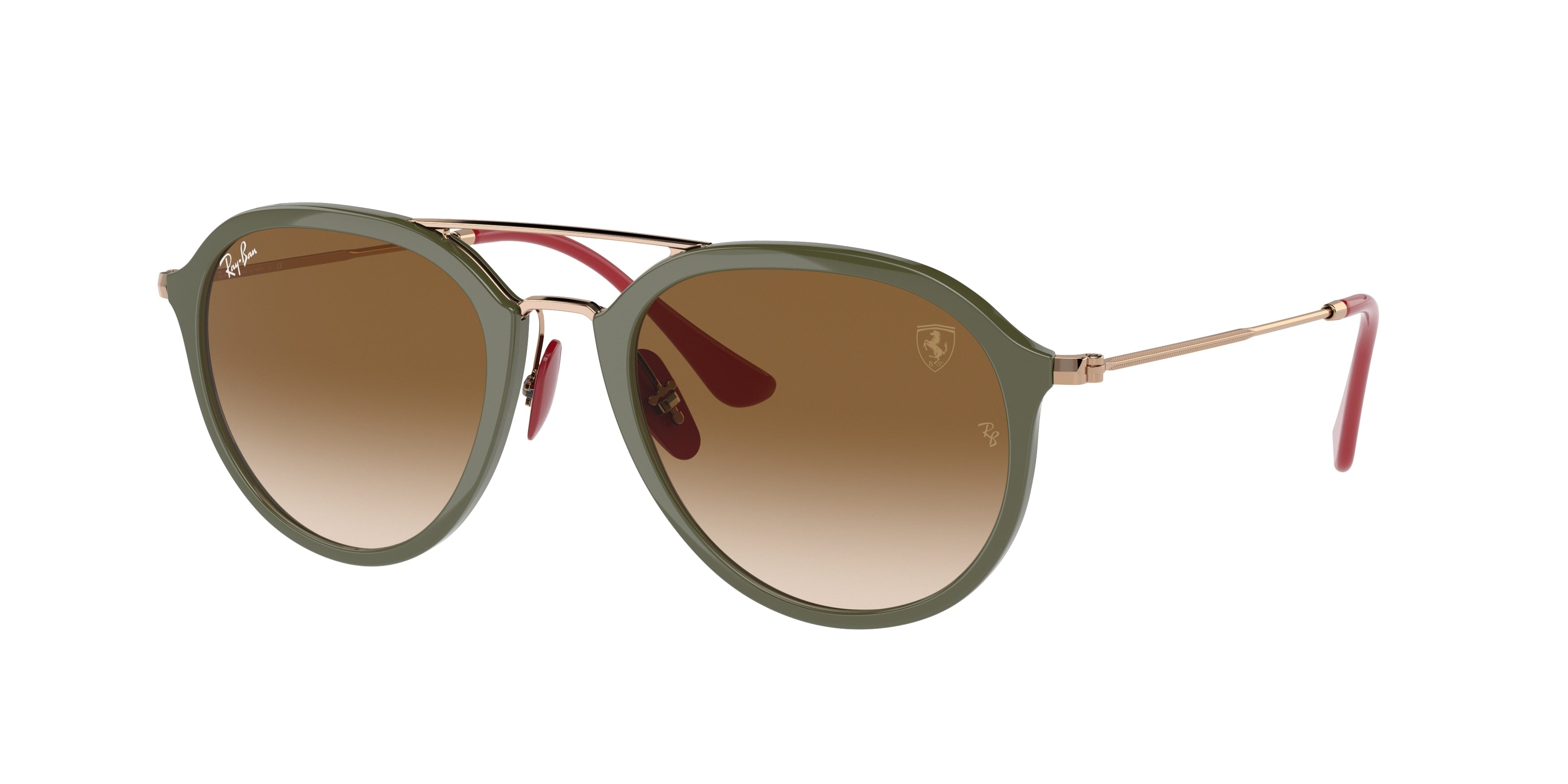 Ray-Ban RB4369M Square Sunglasses  F67151-Green 52-145-21 - Color Map Green
