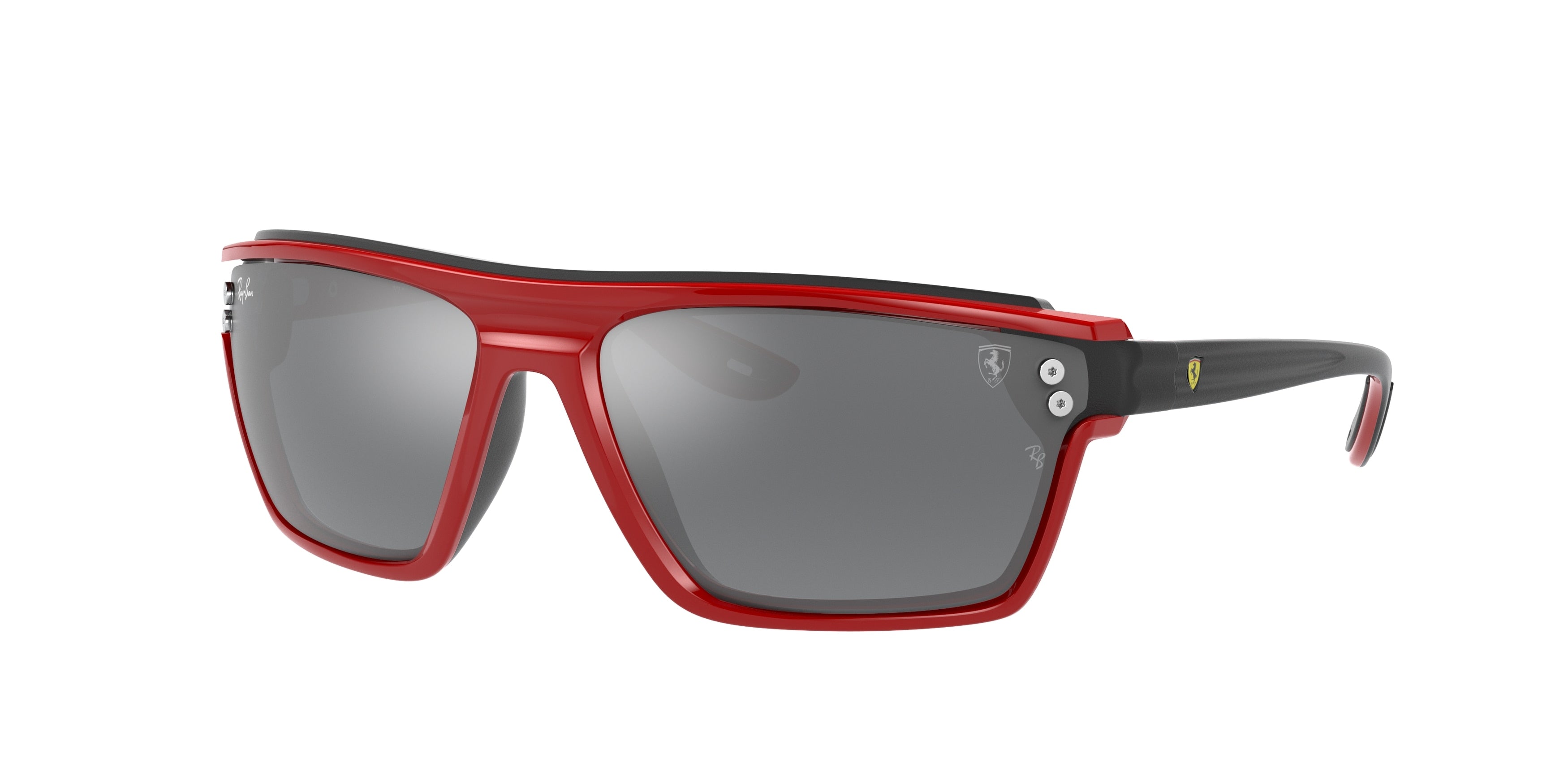 Ray-Ban RB4370M Square Sunglasses  F6236G-Red 63-125-14 - Color Map Red