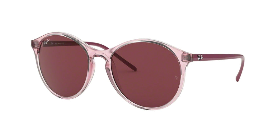 Ray-Ban RB4371 Phantos Sunglasses  640075-TRANSPARENT PINK 55-18-140 - Color Map pink