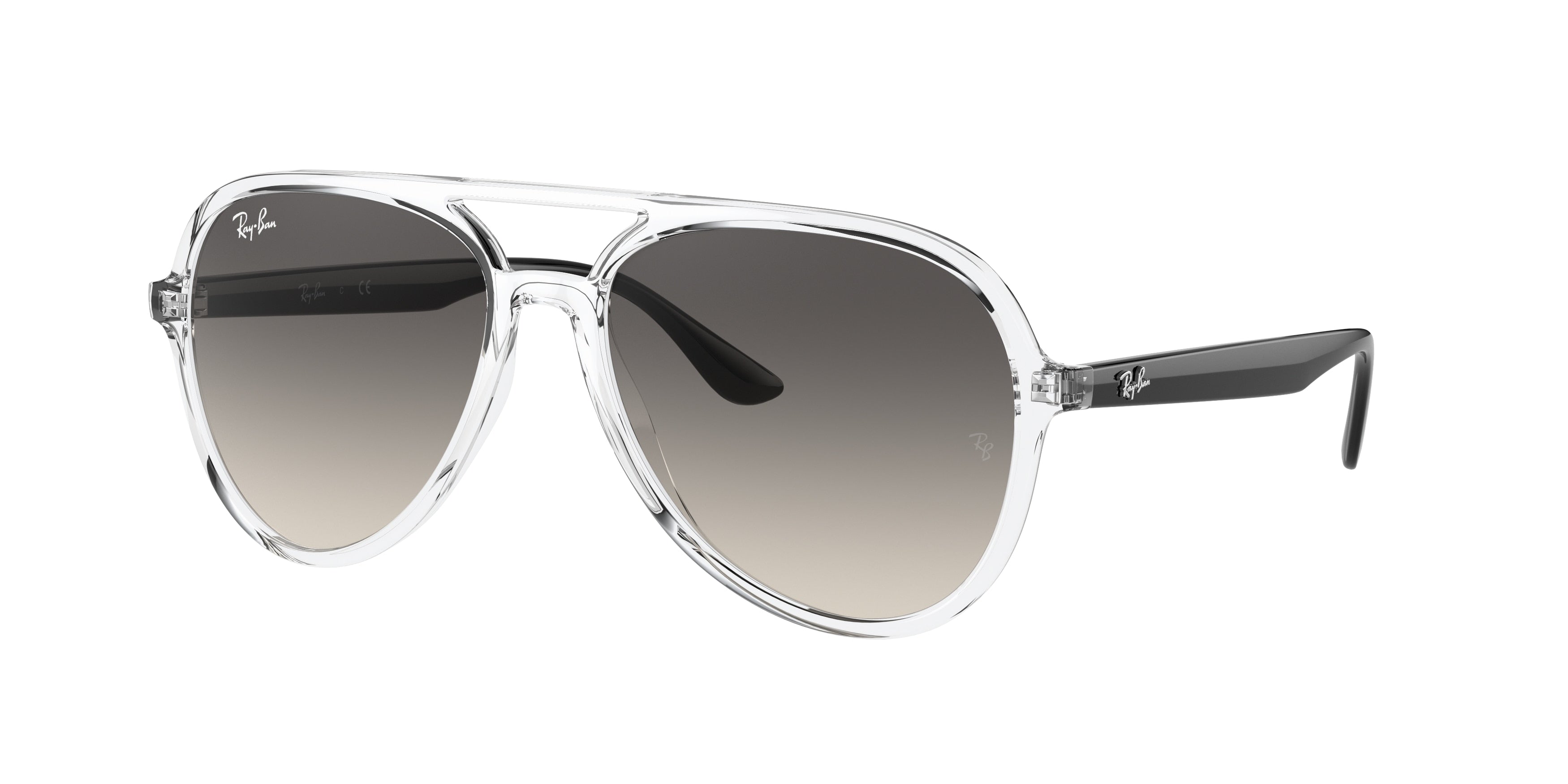 Ray-Ban RB4376 Pilot Sunglasses  647711-Transparent 57-145-16 - Color Map Transparent