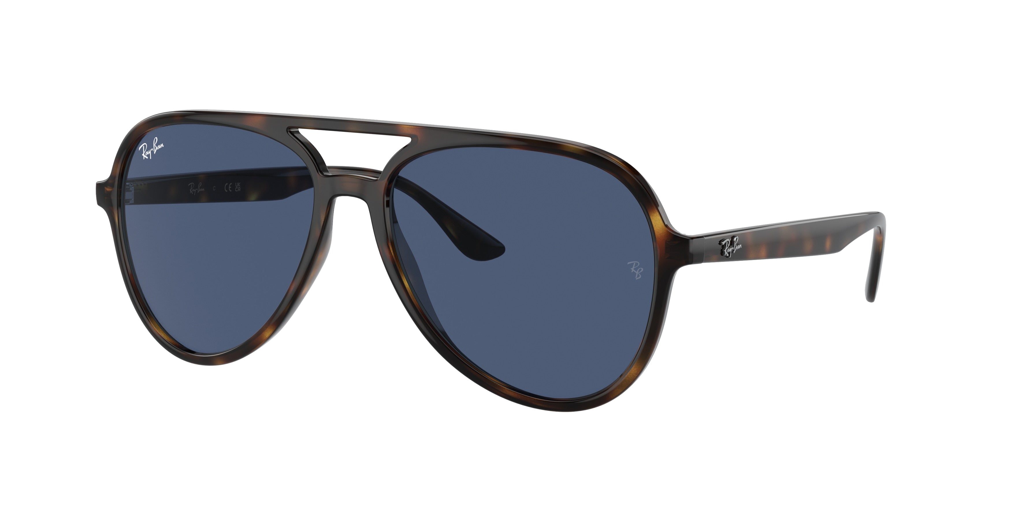 Ray-Ban RB4376 Pilot Sunglasses  710/80-Havana 57-145-16 - Color Map Tortoise