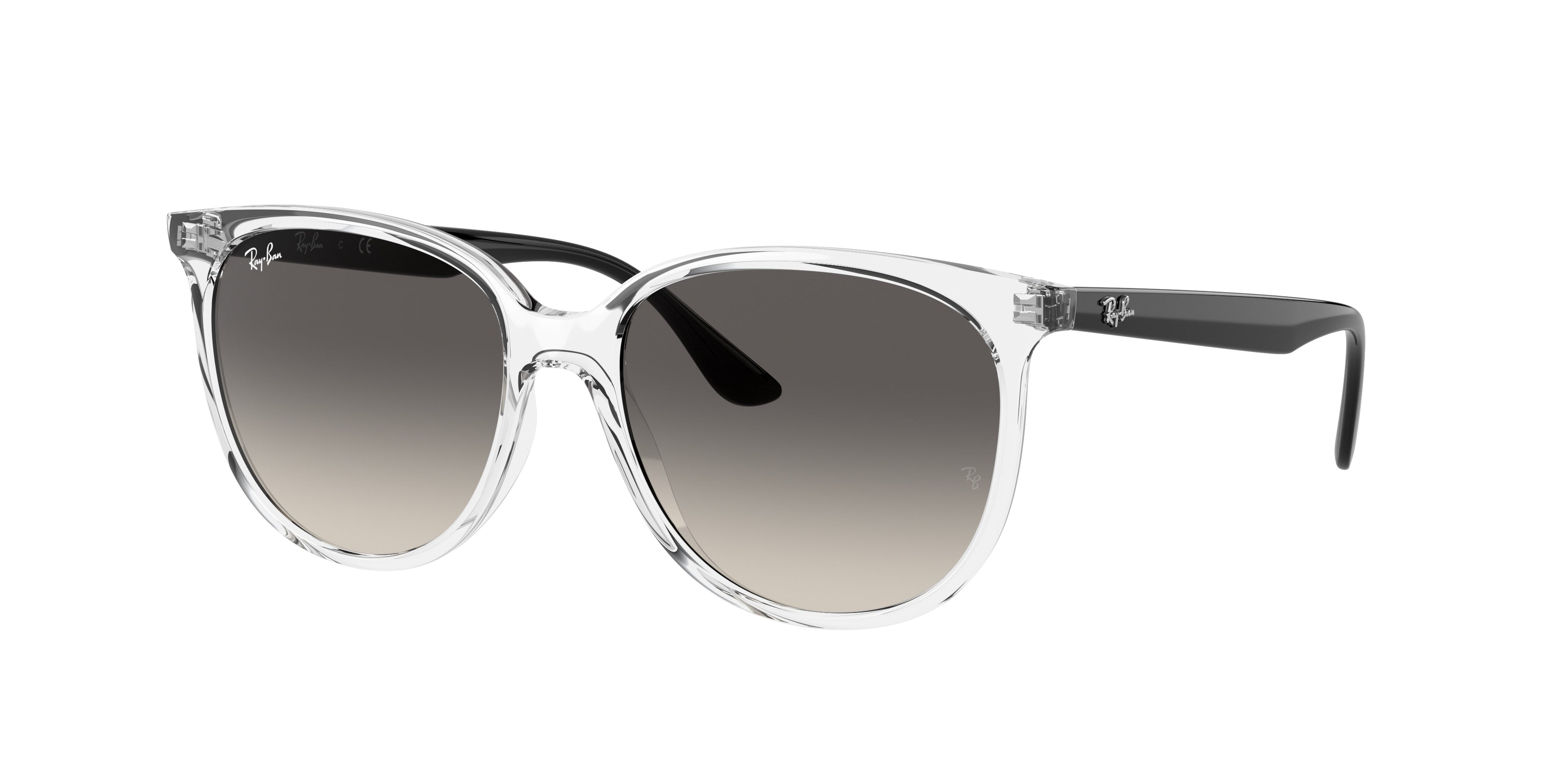 Ray-Ban RB4378 Square Sunglasses  647711-Transparent 54-145-16 - Color Map Transparent