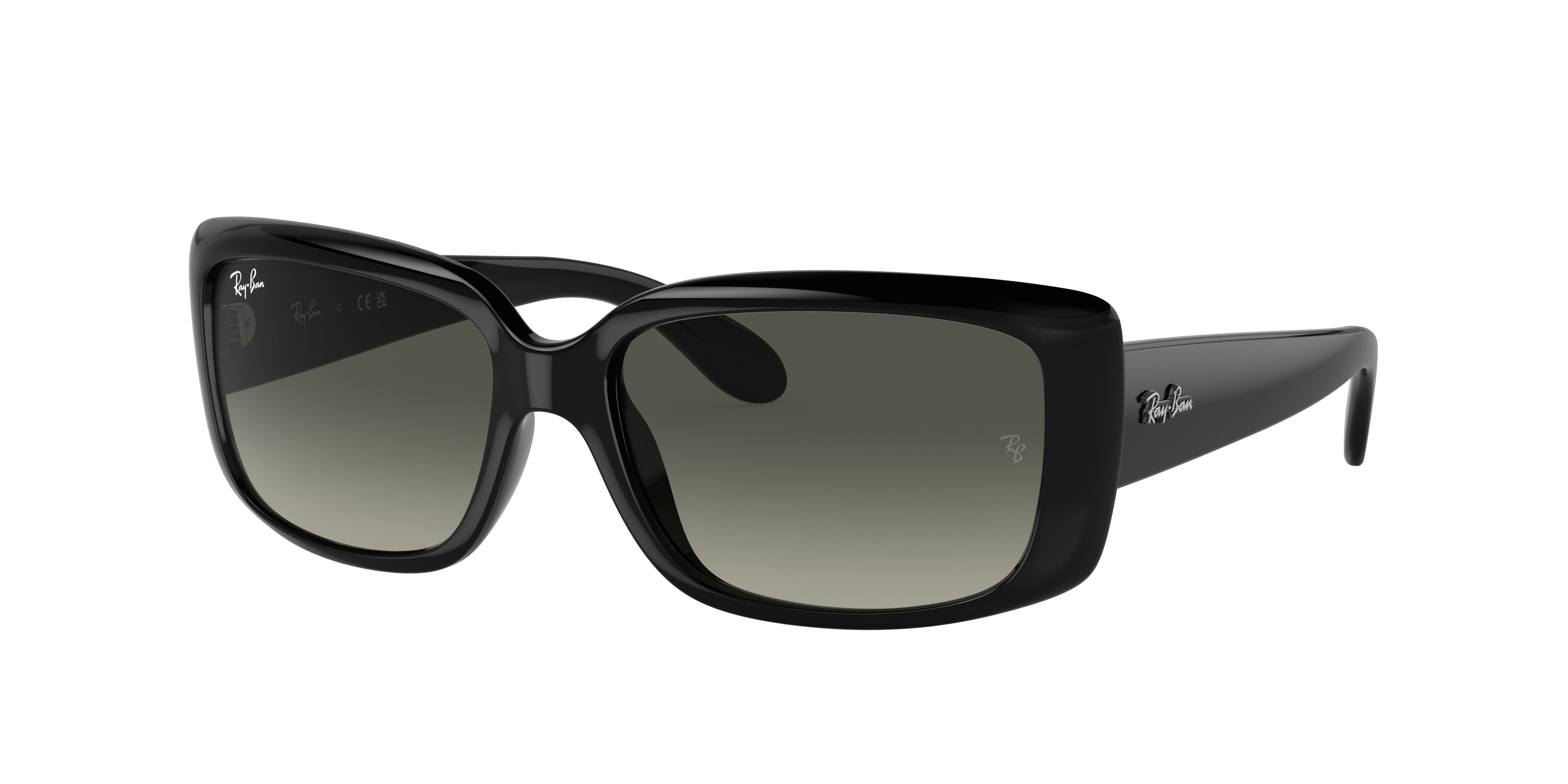Ray-Ban RB4389 Pillow Sunglasses  601/71-Black 58-135-17 - Color Map Black