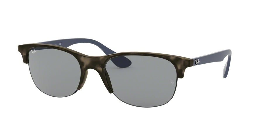 Ray-Ban RB4419 Square Sunglasses  6421/1-RUBBER GREY HAVANA 54-19-145 - Color Map grey