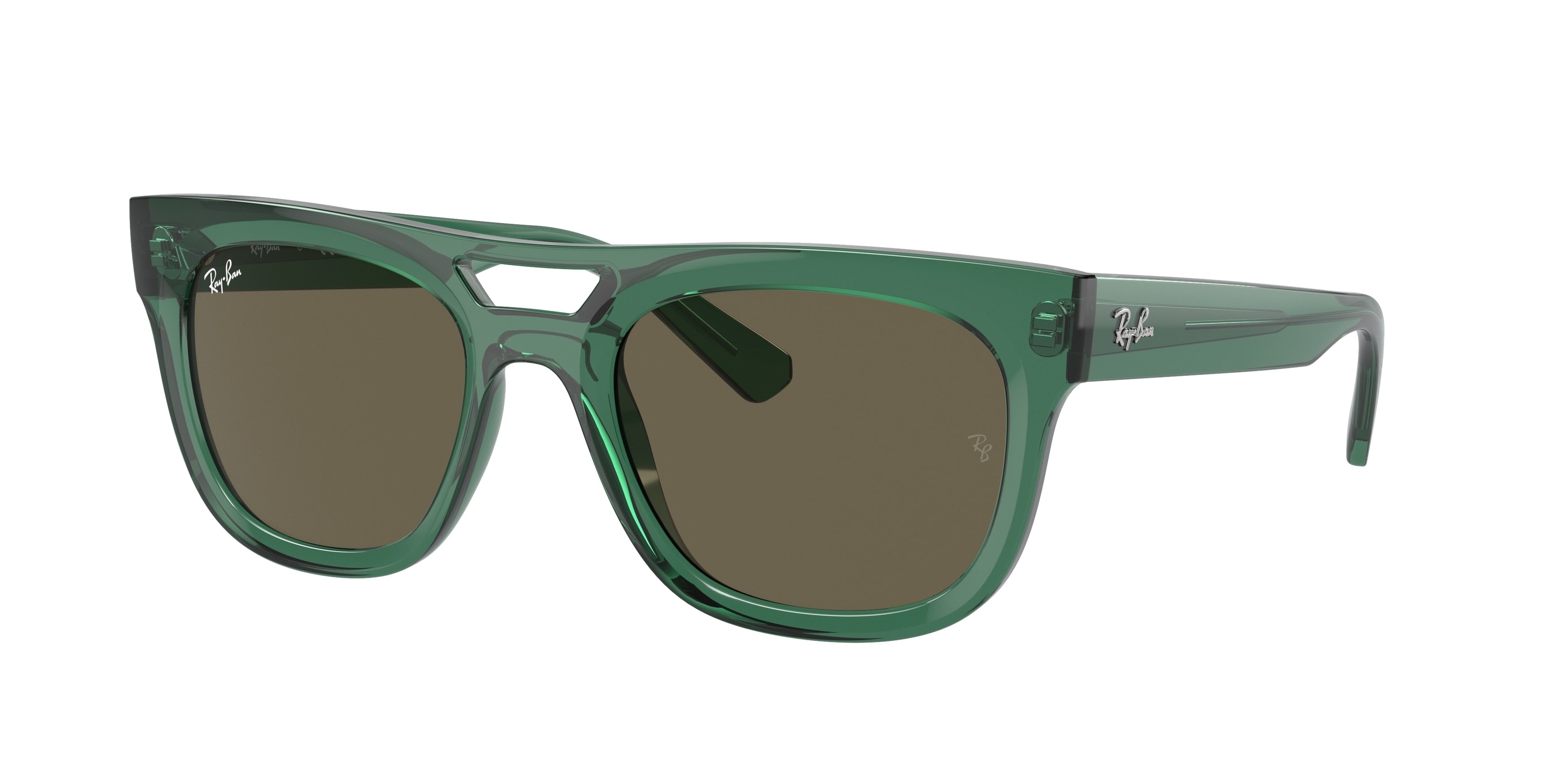 Ray-Ban PHIL RB4426 Square Sunglasses  6681/3-Transparent Green 54-145-21 - Color Map Green
