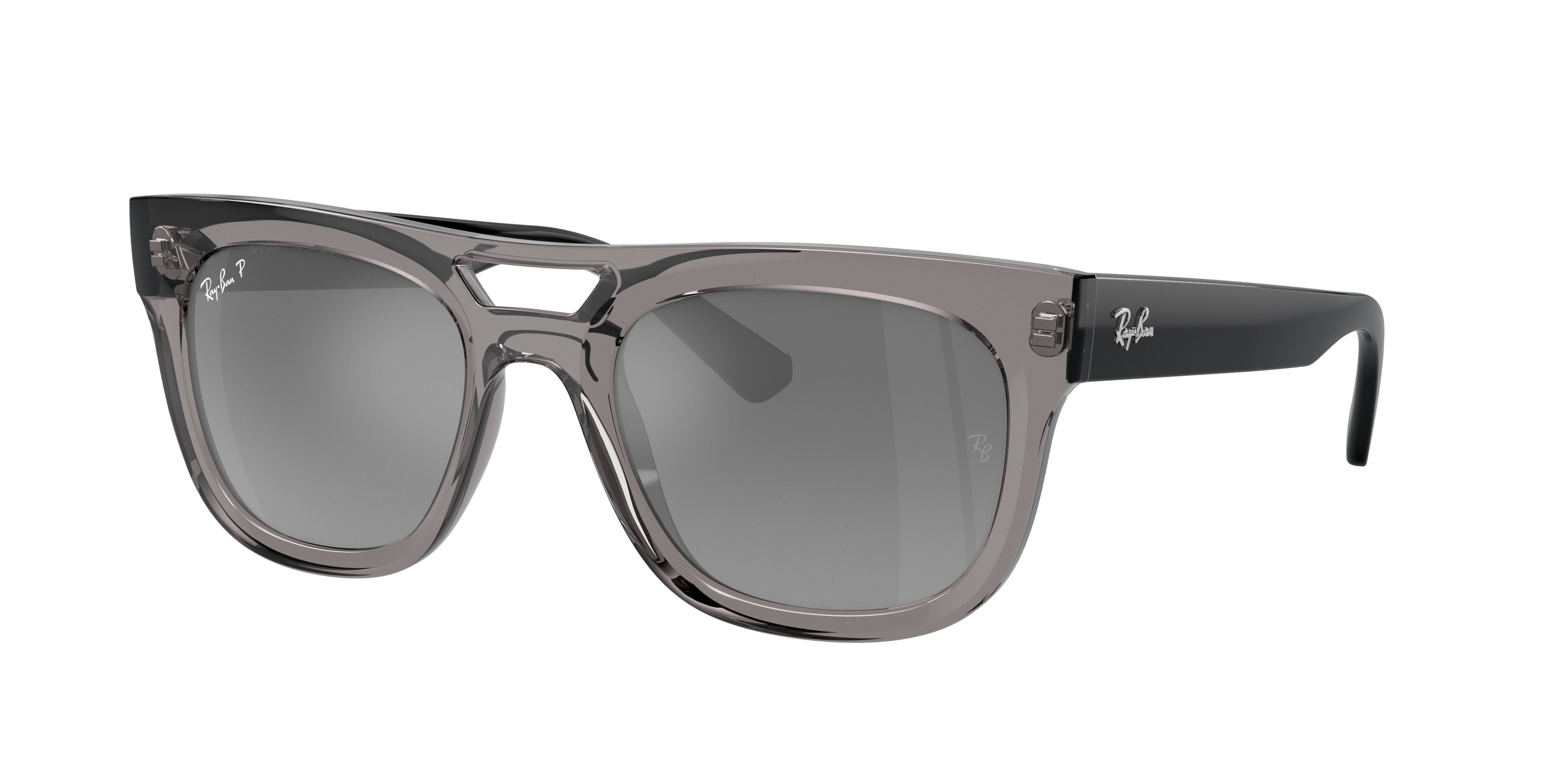 Ray-Ban PHIL RB4426 Square Sunglasses  672582-Transparent Grey 54-145-21 - Color Map Grey