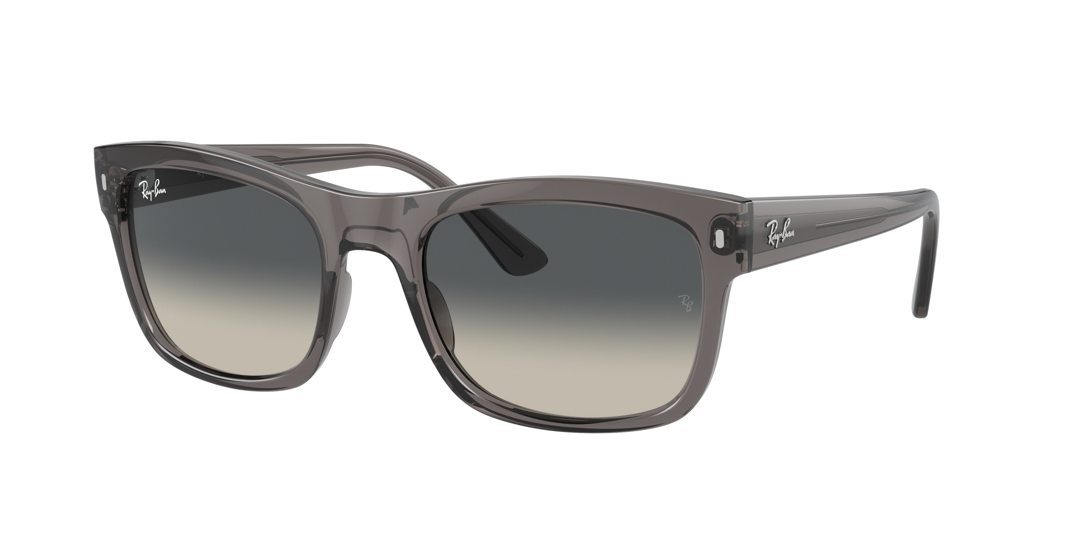 Ray-Ban RB4428F Square Sunglasses  667571-Opal Dark Grey 56-145-21 - Color Map Grey