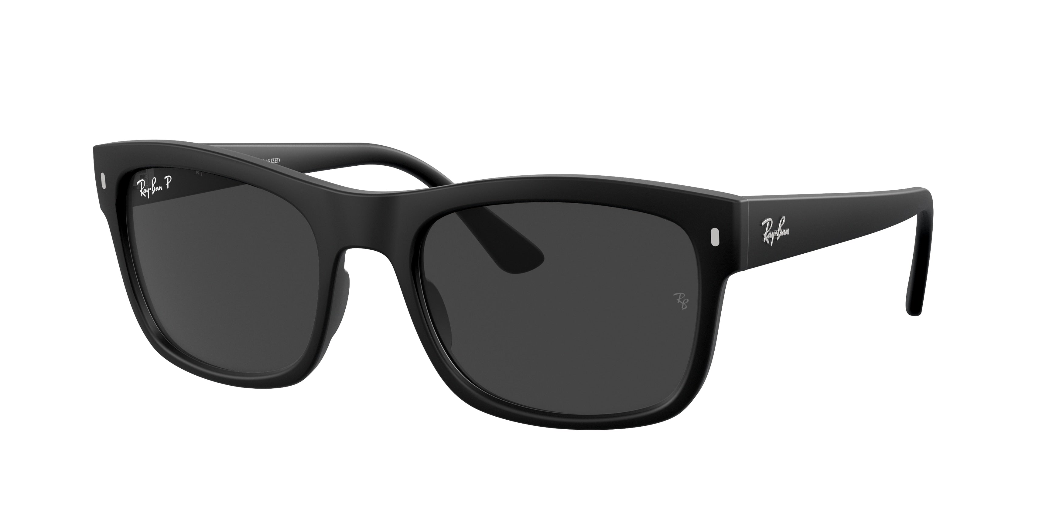 Ray-Ban RB4428 Square Sunglasses  601S48-Black 56-145-21 - Color Map Black
