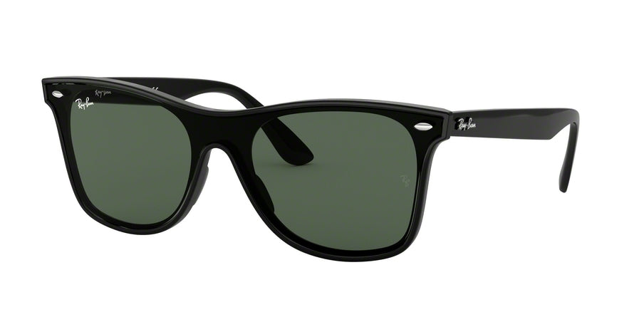 Ray-Ban BLAZE WAYFARER RB4440NF Square Sunglasses  601/71-BLACK 44-144-145 - Color Map black