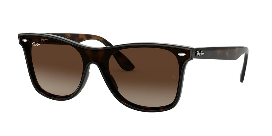 Ray-Ban BLAZE WAYFARER RB4440NF Square Sunglasses  710/13-LIGHT HAVANA 44-144-145 - Color Map havana