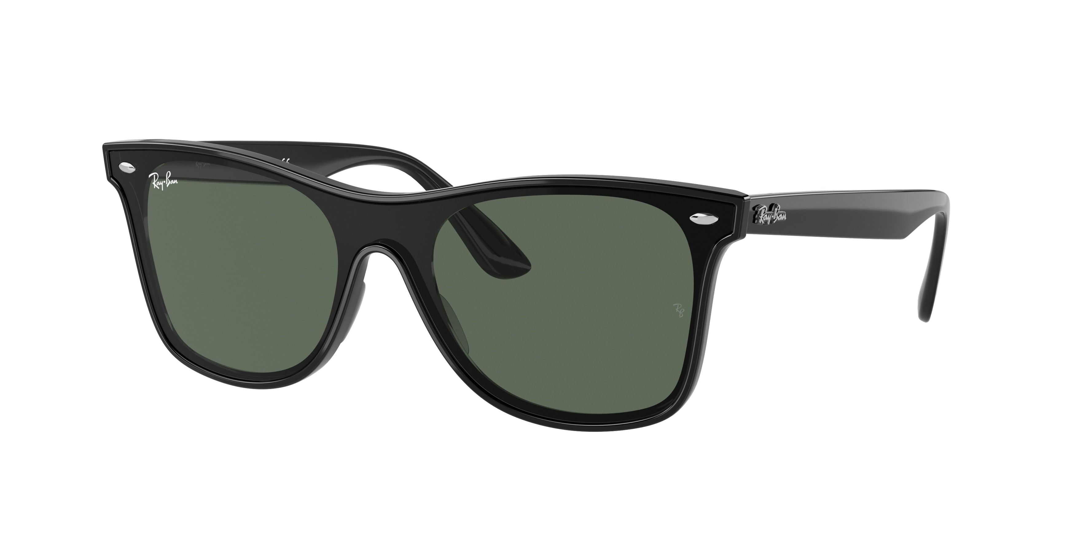 Ray-Ban BLAZE WAYFARER RB4440N Square Sunglasses  601/71-Black 41-145-141 - Color Map Black