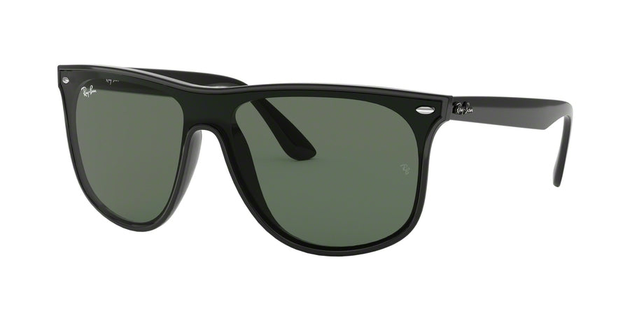 Ray-Ban BLAZE BOYFRIEND RB4447N Square Sunglasses  601/71-BLACK 40-138-145 - Color Map black