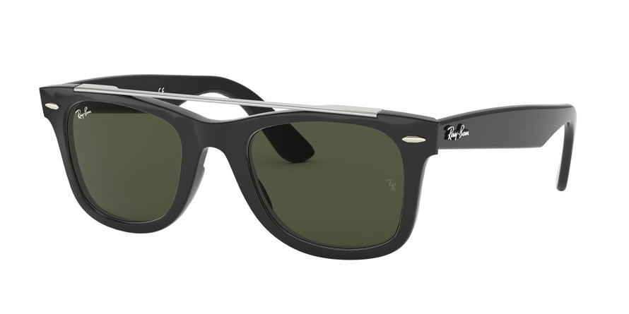 Ray-Ban WAYFARER RB4540F Square Sunglasses  601/31-BLACK 52-22-150 - Color Map black