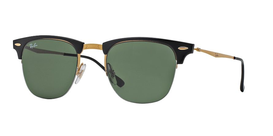Ray-Ban RB8056 Square Sunglasses  157/71-BLASTED GOLD 49-22-140 - Color Map black