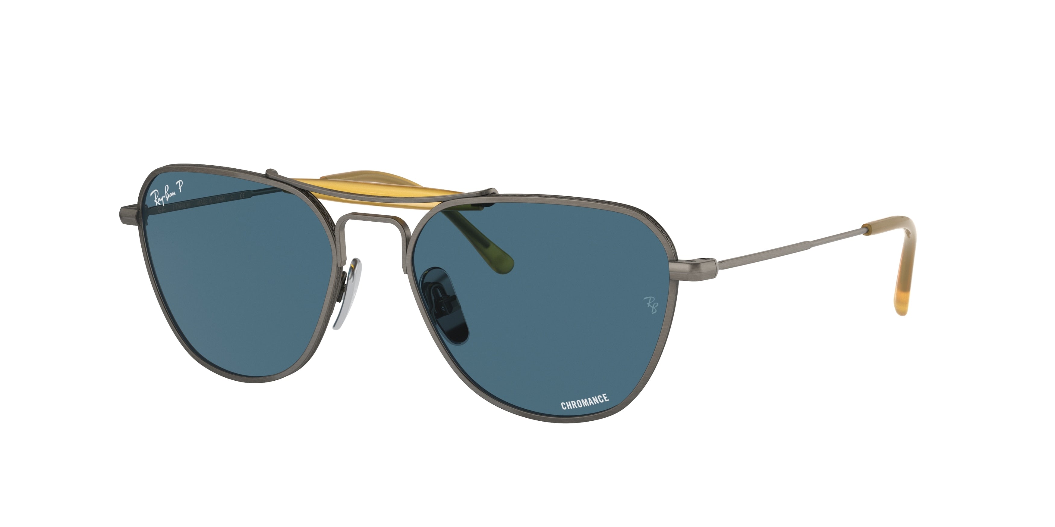 Ray-Ban RB8064 Irregular Sunglasses  9208S2-Grey 53-140-17 - Color Map Grey