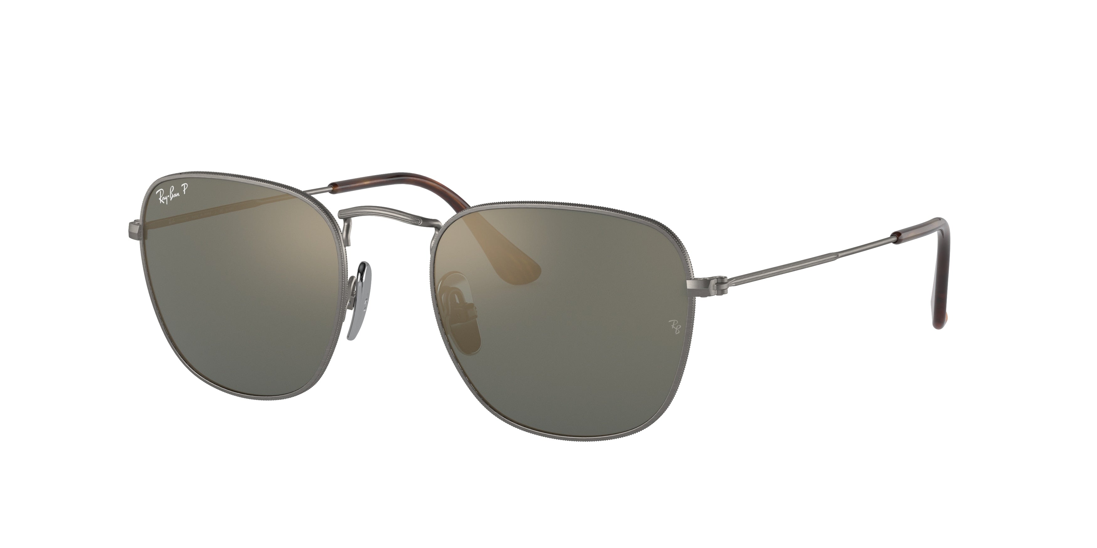 Ray-Ban FRANK RB8157 Square Sunglasses  9208T0-Gunmetal 51-145-20 - Color Map Grey