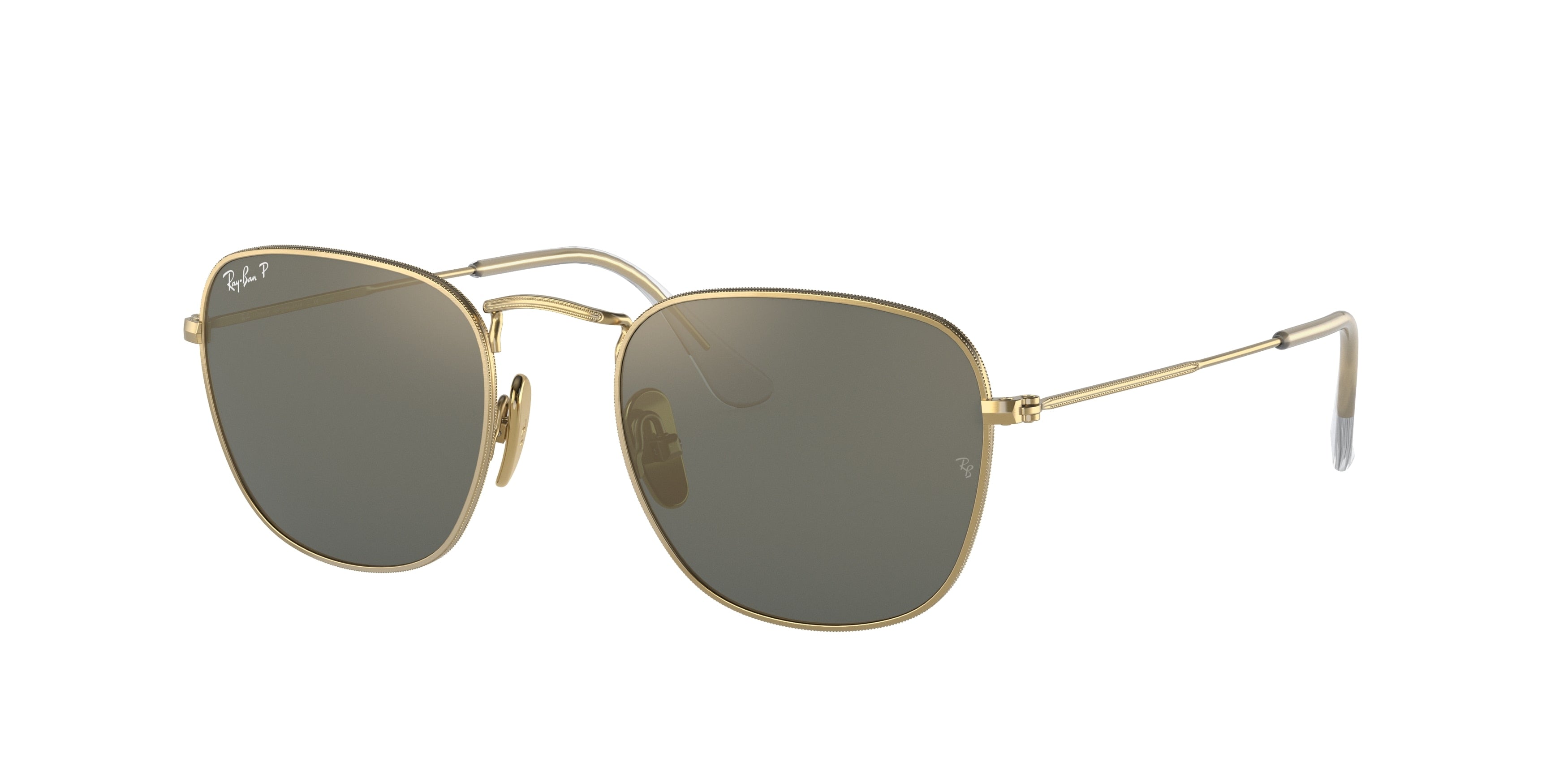 Ray-Ban FRANK RB8157 Square Sunglasses  9217T0-Gold 51-145-20 - Color Map Gold