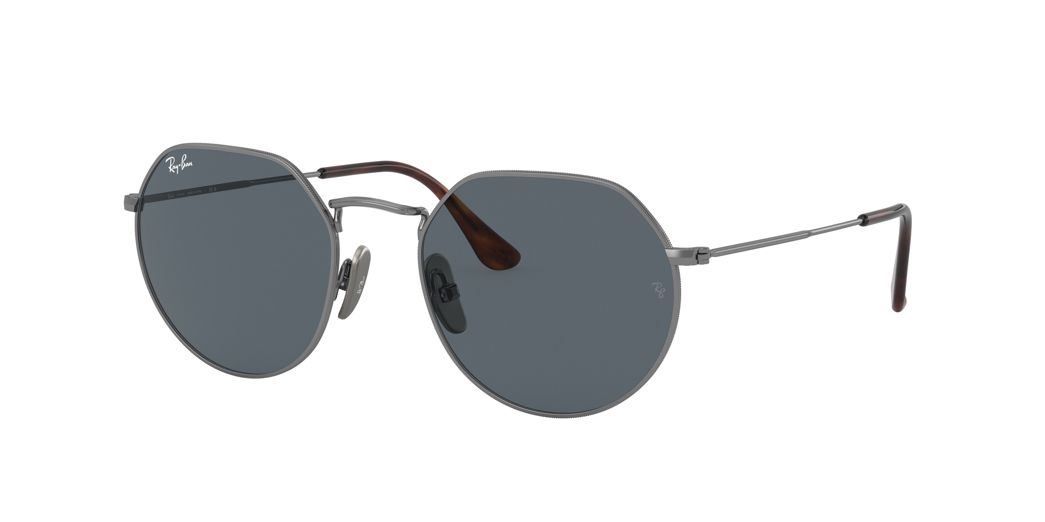 Ray-Ban RB8165 Irregular Sunglasses  9244R5-Gunmetal 53-145-20 - Color Map Grey