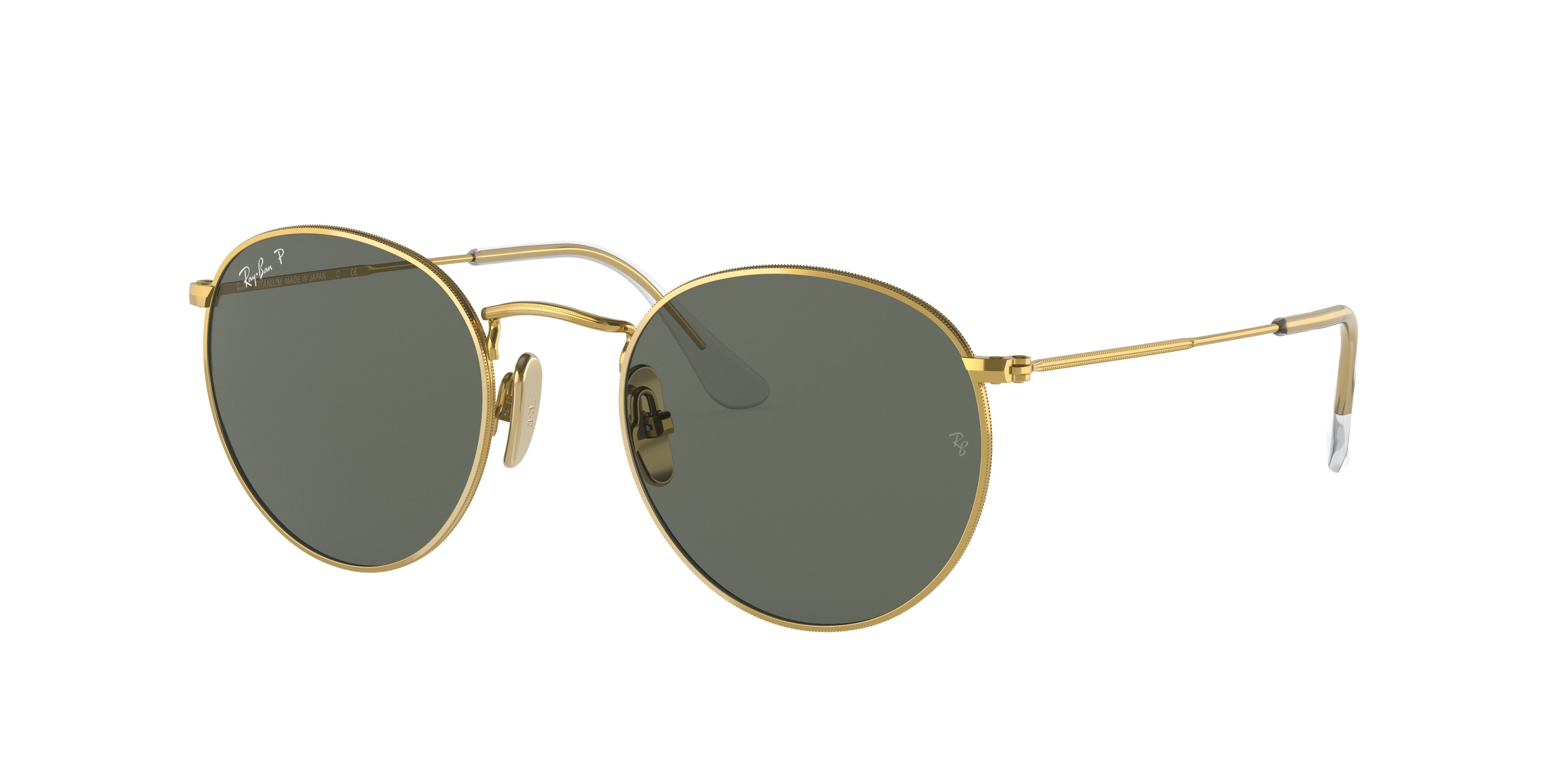 Ray-Ban ROUND RB8247 Phantos Sunglasses  921658-Gold 50-145-21 - Color Map Gold