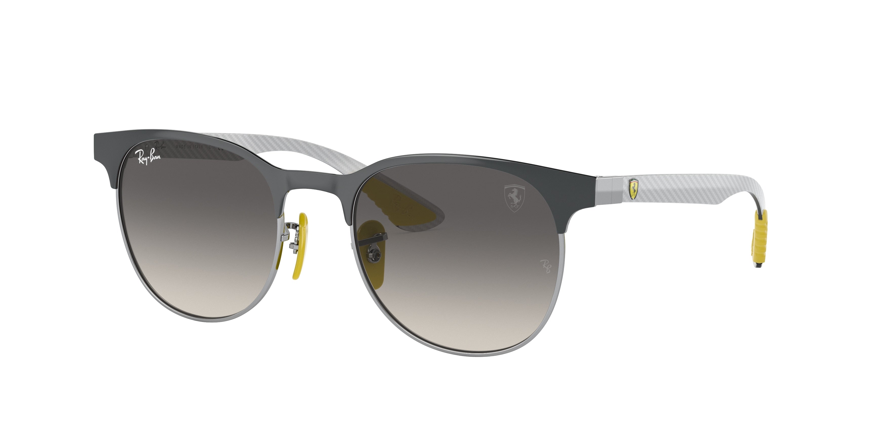 Ray-Ban RB8327M Phantos Sunglasses  F08011-Grey On Silver 53-140-20 - Color Map Grey