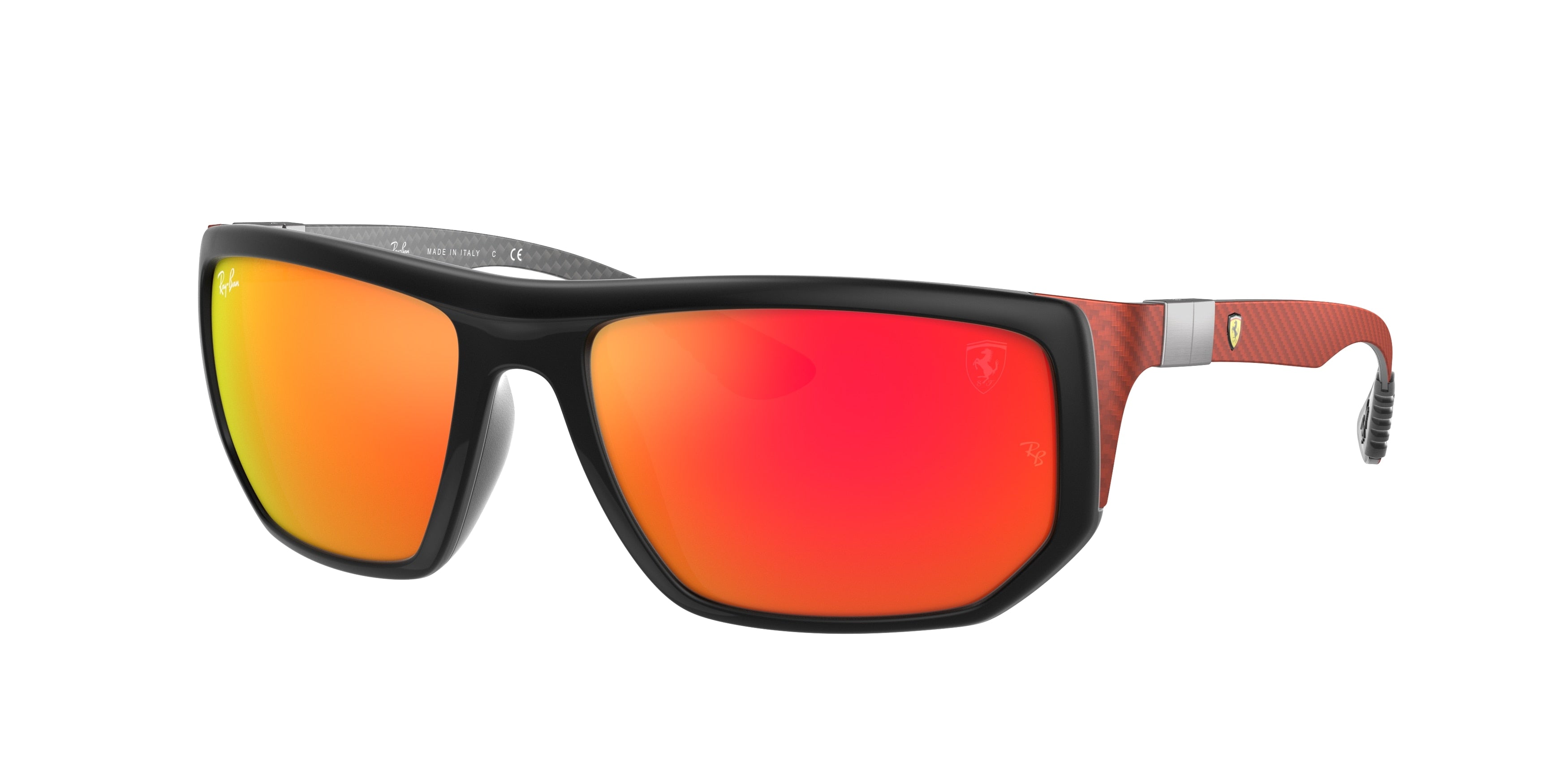 Ray-Ban RB8361M Irregular Sunglasses  F6476Q-Black 60-130-18 - Color Map Black