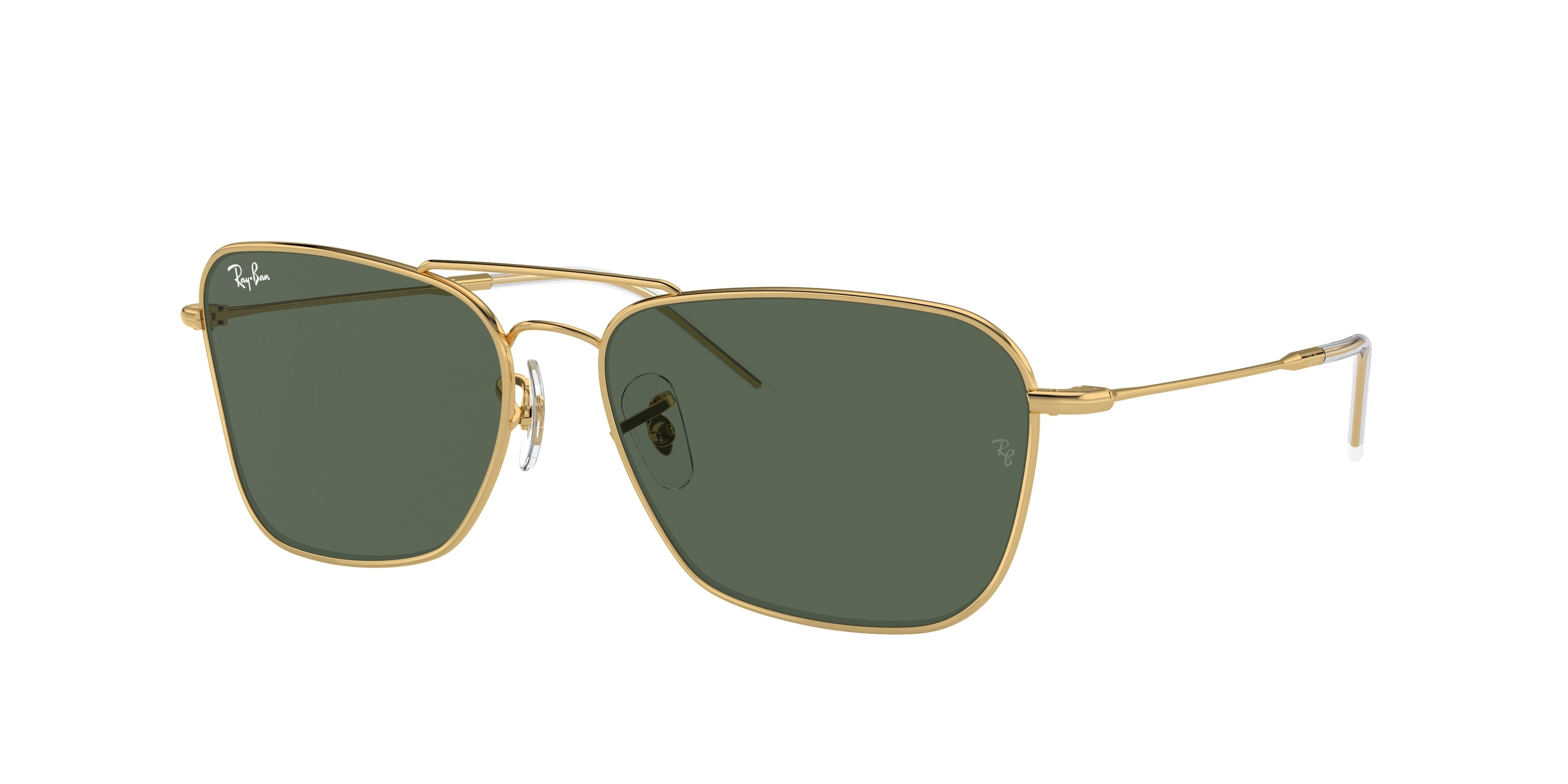 Ray-Ban CARAVAN REVERSE RBR0102S Square Sunglasses  001/VR-Gold 57-140-15 - Color Map Gold