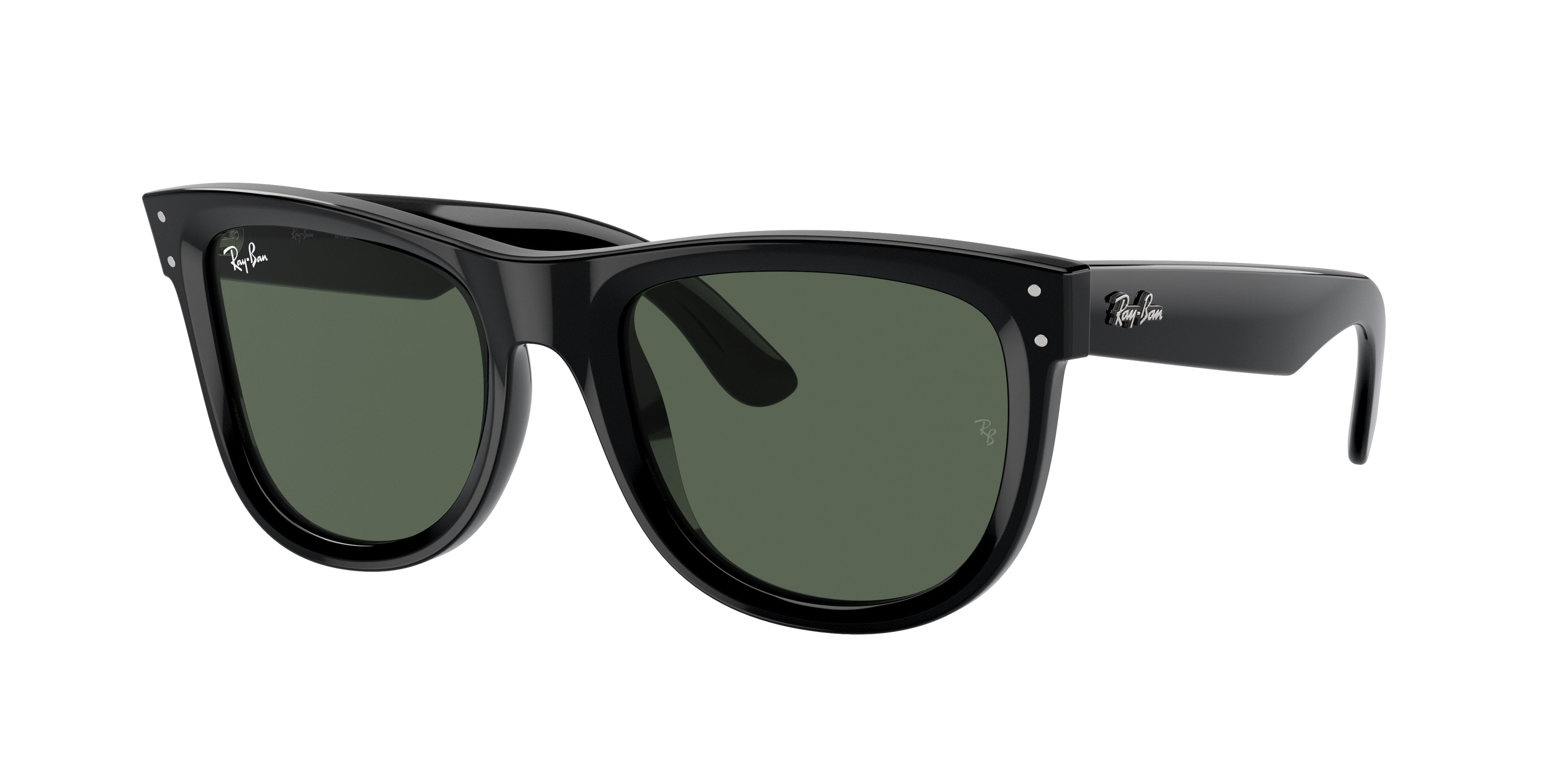 Ray-Ban WAYFARER REVERSE RBR0502S Square Sunglasses  6677VR-Black 53-145-20 - Color Map Black