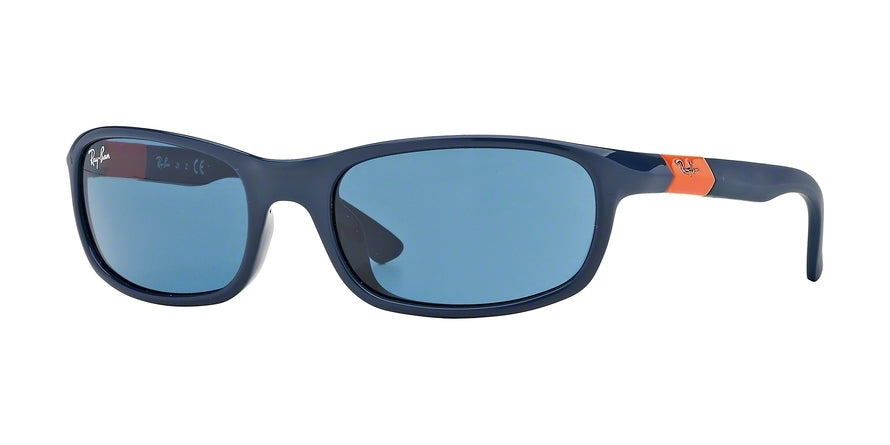 Ray-Ban Junior RJ9056S Rectangle Sunglasses  188/80-BLUE 50-16-110 - Color Map blue