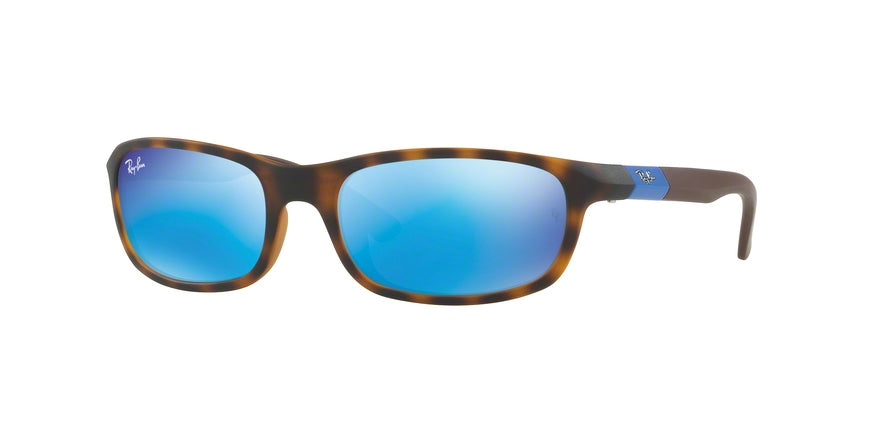 Ray-Ban Junior N/A RJ9056S Rectangle Sunglasses  702555-MATTE HAVANA 50-16-110 - Color Map havana